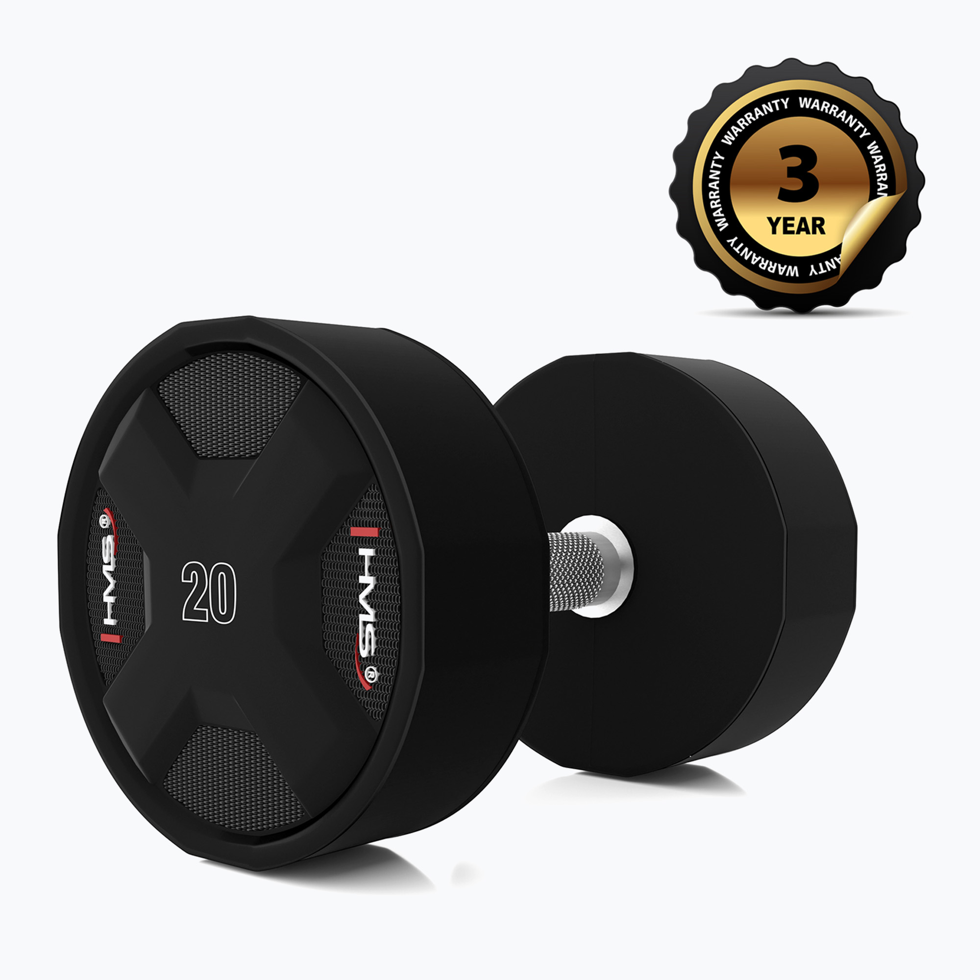 HMS HPC halteră 1 buc. 20 kg negru