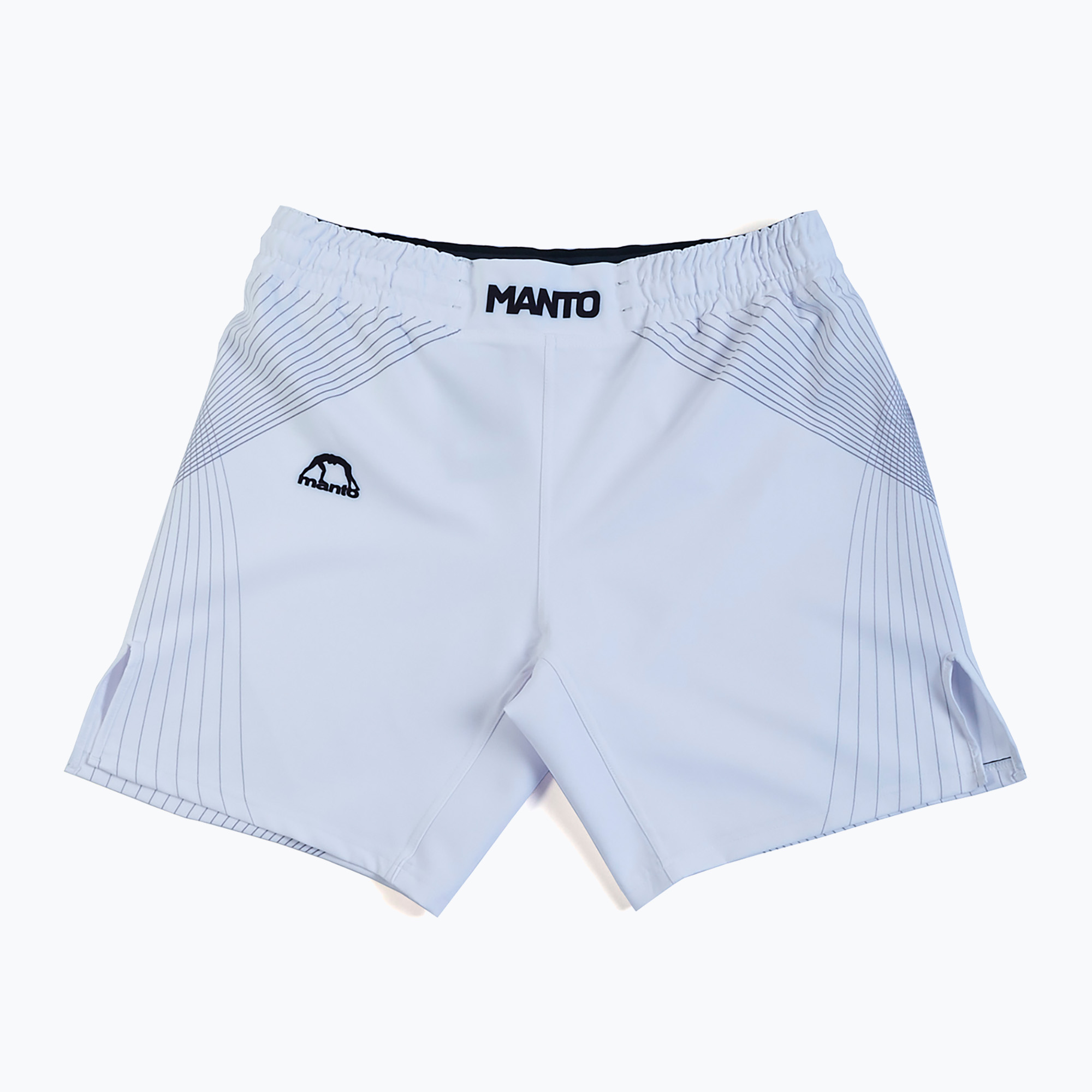 Pantaloni scurți de antrenament pentru bărbați MANTO Flow white