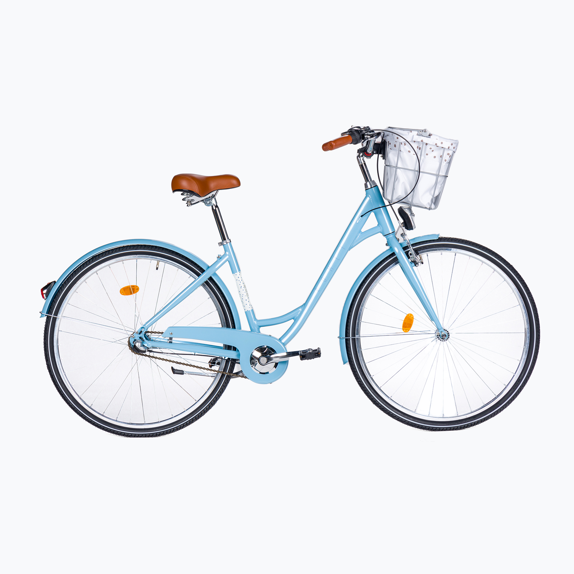 Bicicleta de oraș pentru femei Romet Pop Art 28 Eco albastru 2228553 (Pop Art 28 Eco 2228553)