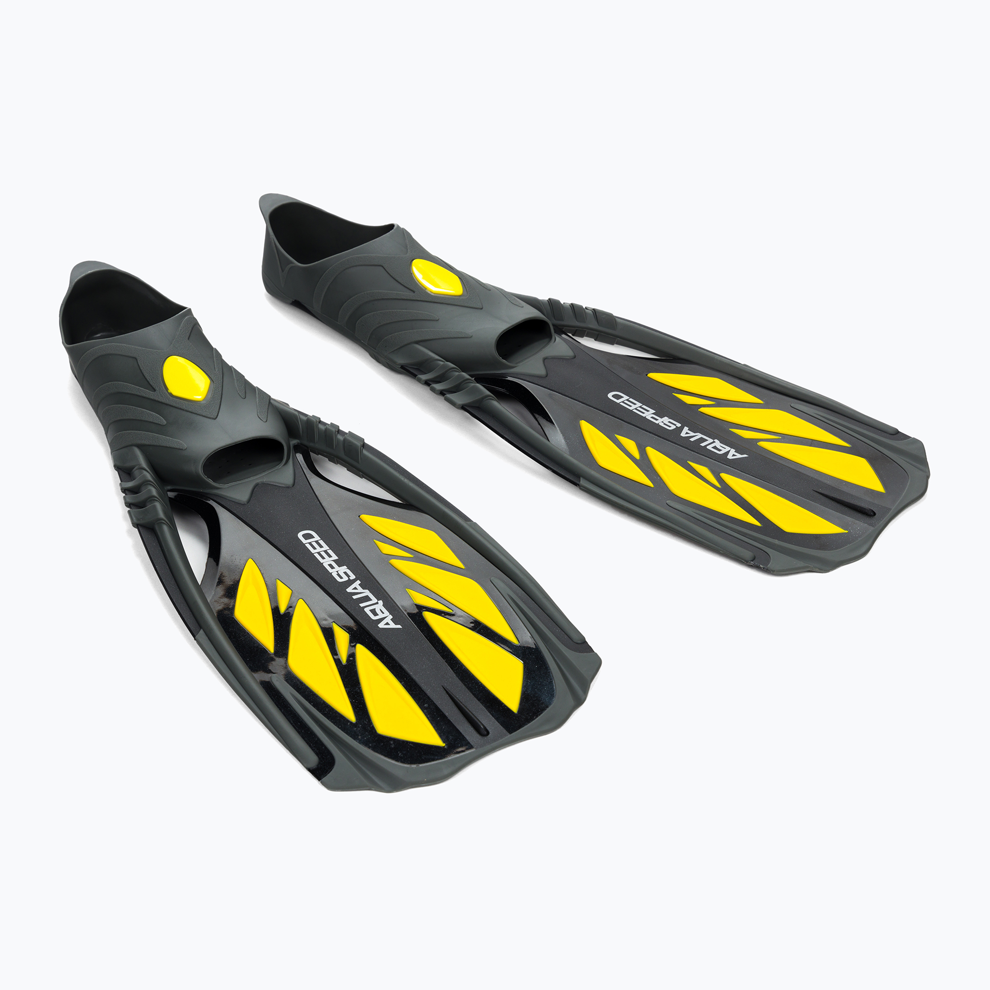 AQUA-SPEED Snorkelling Flippers Inox negru/galben 553 (Inox 553)