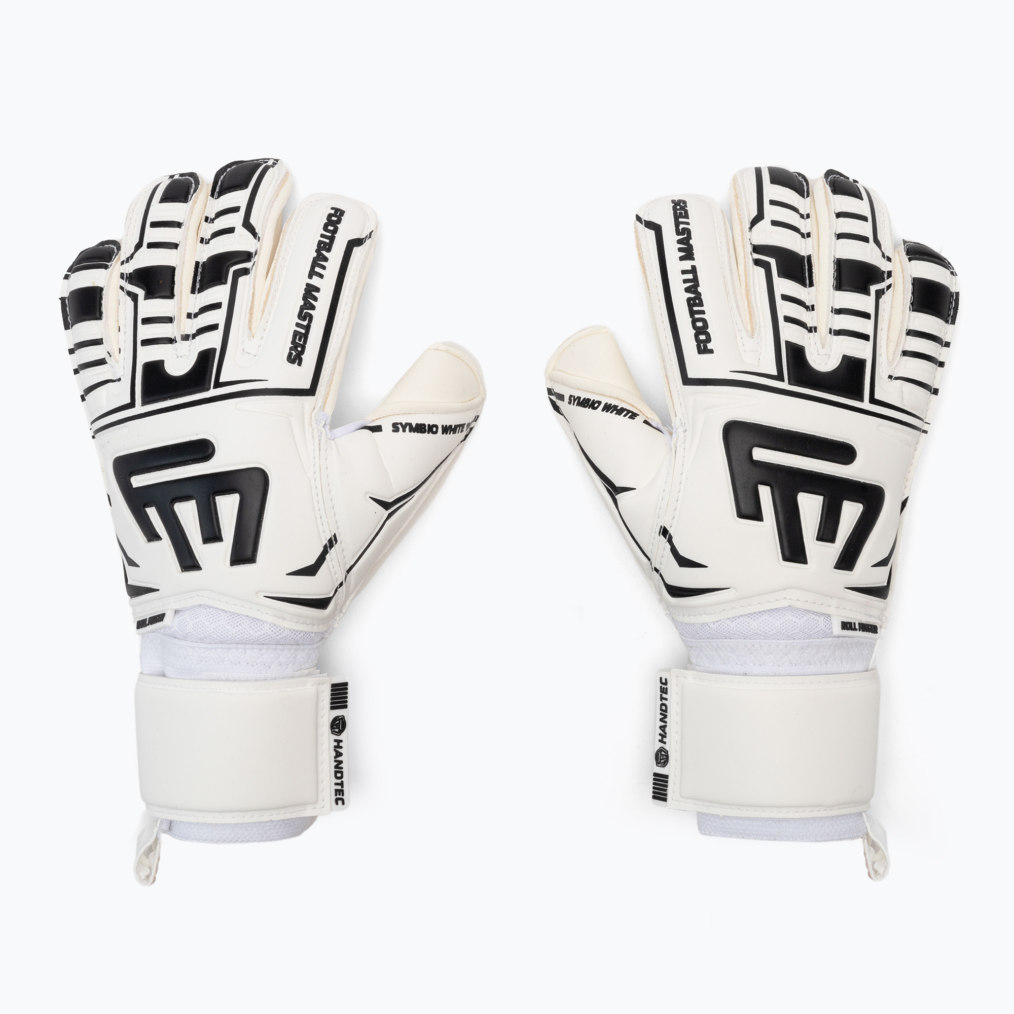 Mănuși de portar pentru copii Football Masters Symbio RF alb 1178-1
