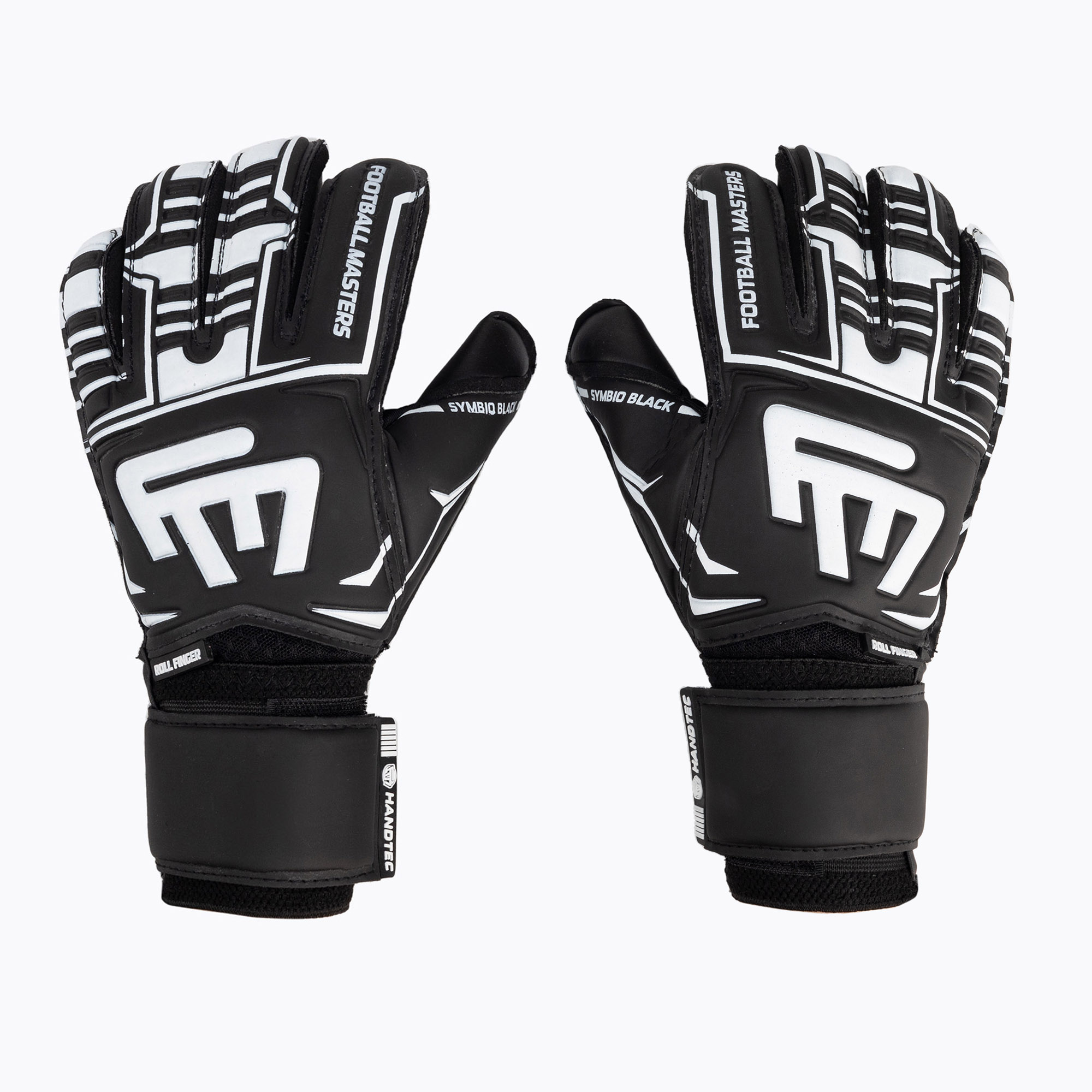 Mănuși de portar pentru copii Football Masters Symbio RF negru 1176-1