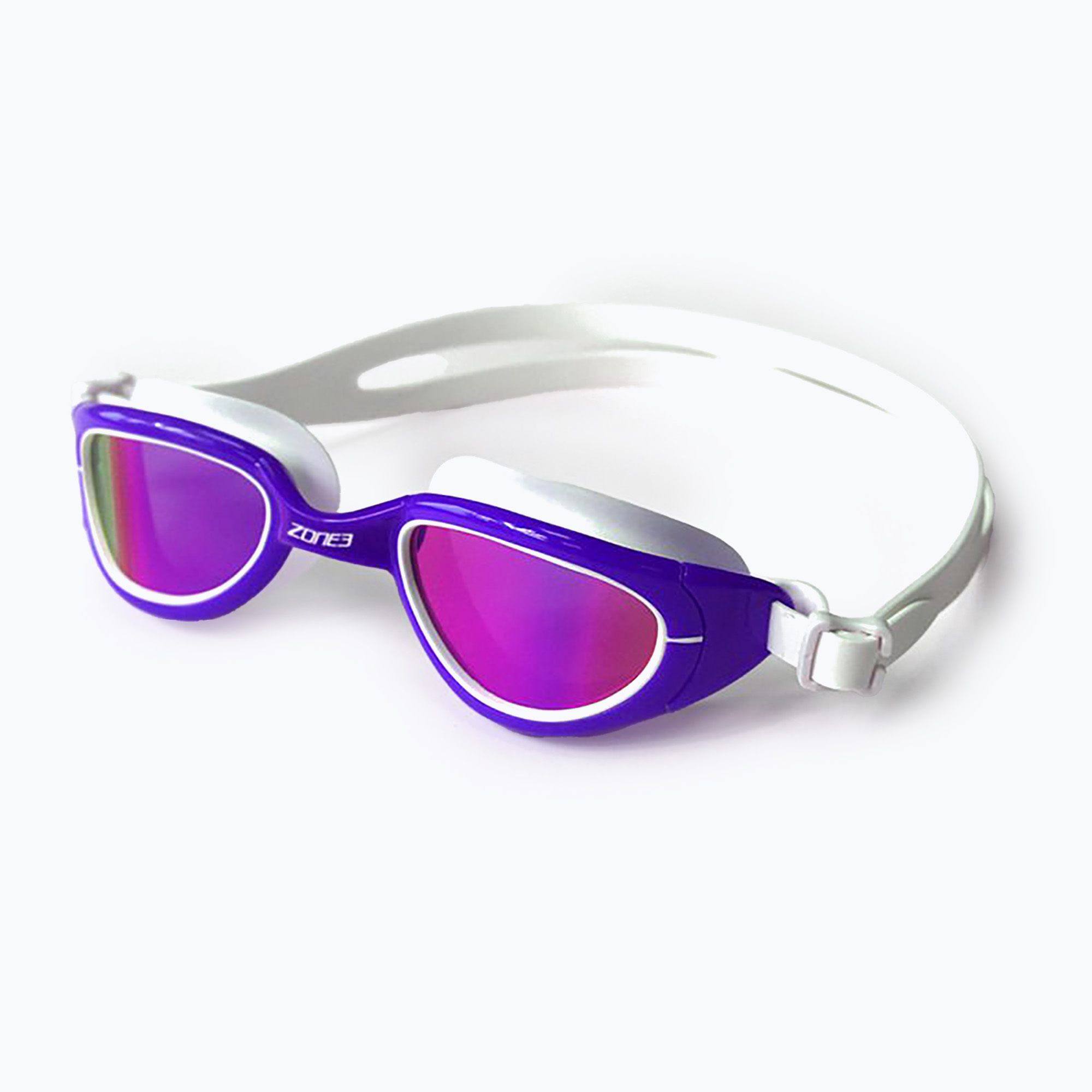 Ochelari de înot ZONE3 Attack polarizat-violet-alb/alb