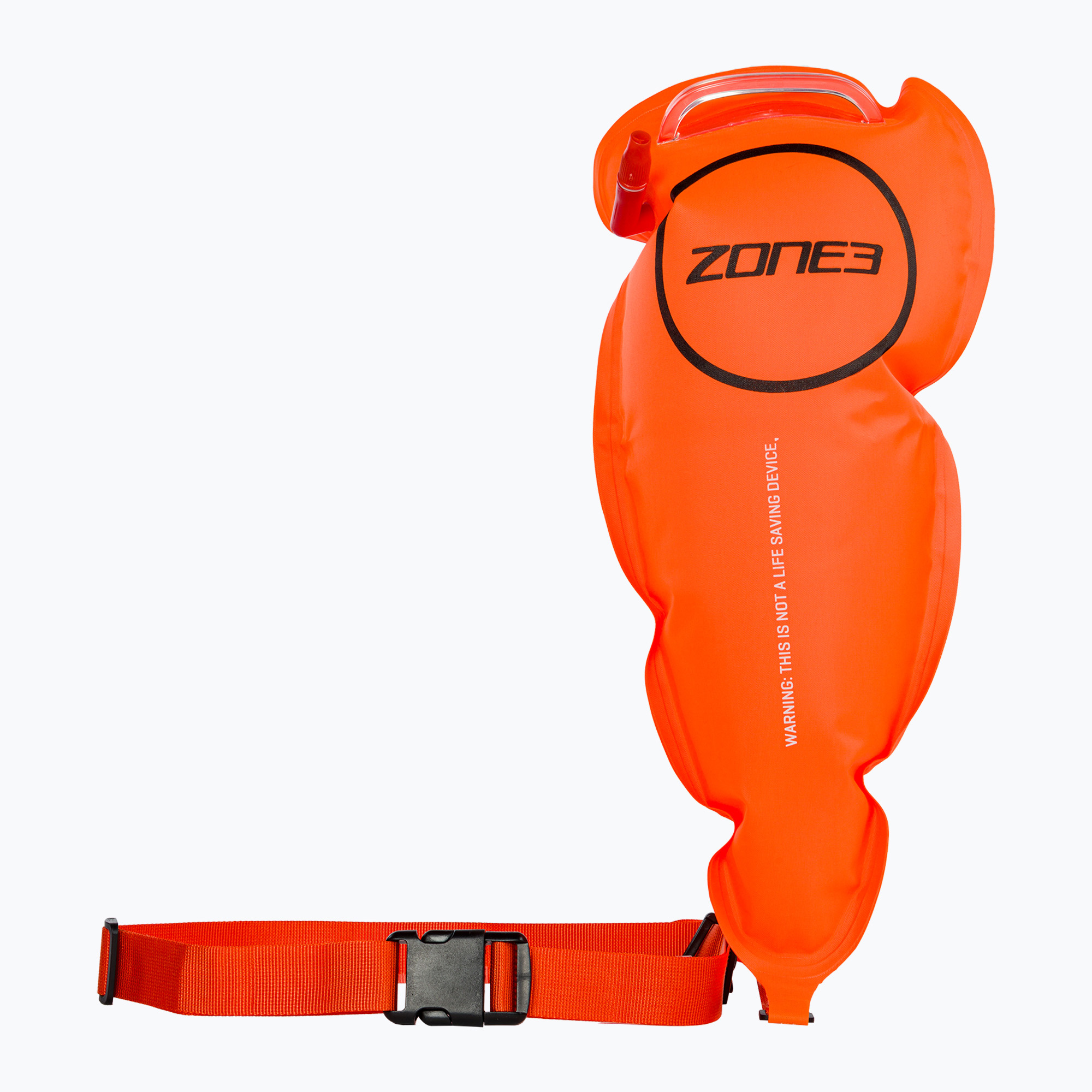 Baliza de siguranță ZONE3 Swim Safety Belt With Tow Float Pouch hi-vis orange