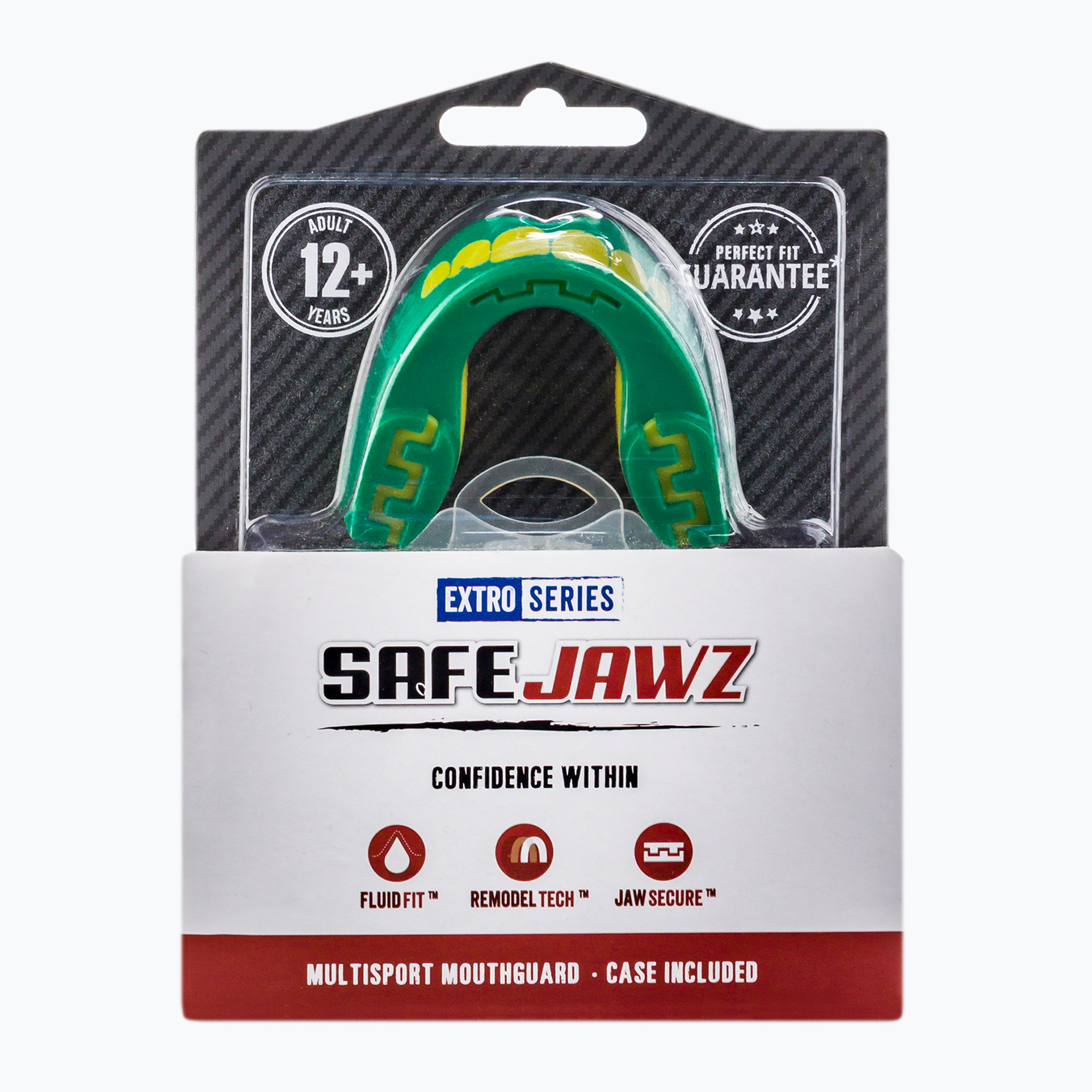 SAFEJAWZ Extro Series Protector de maxilar verde SJOGREA