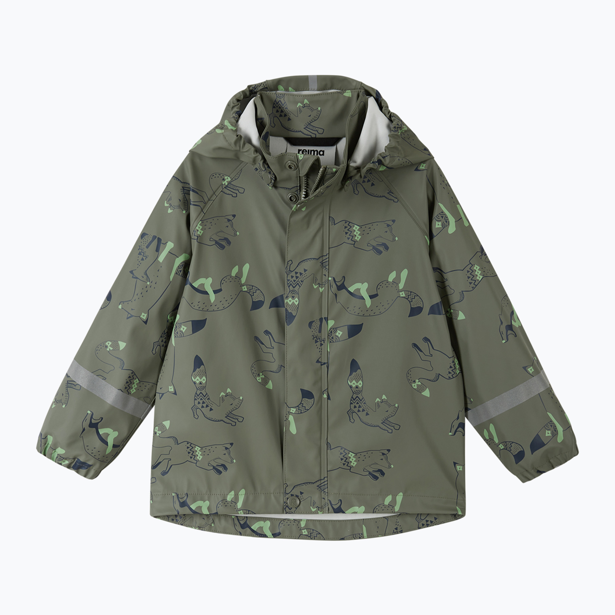 Jachetă de ploaie pentru copii Reima Vesi greyish green (Vesi 5100025A-8923)