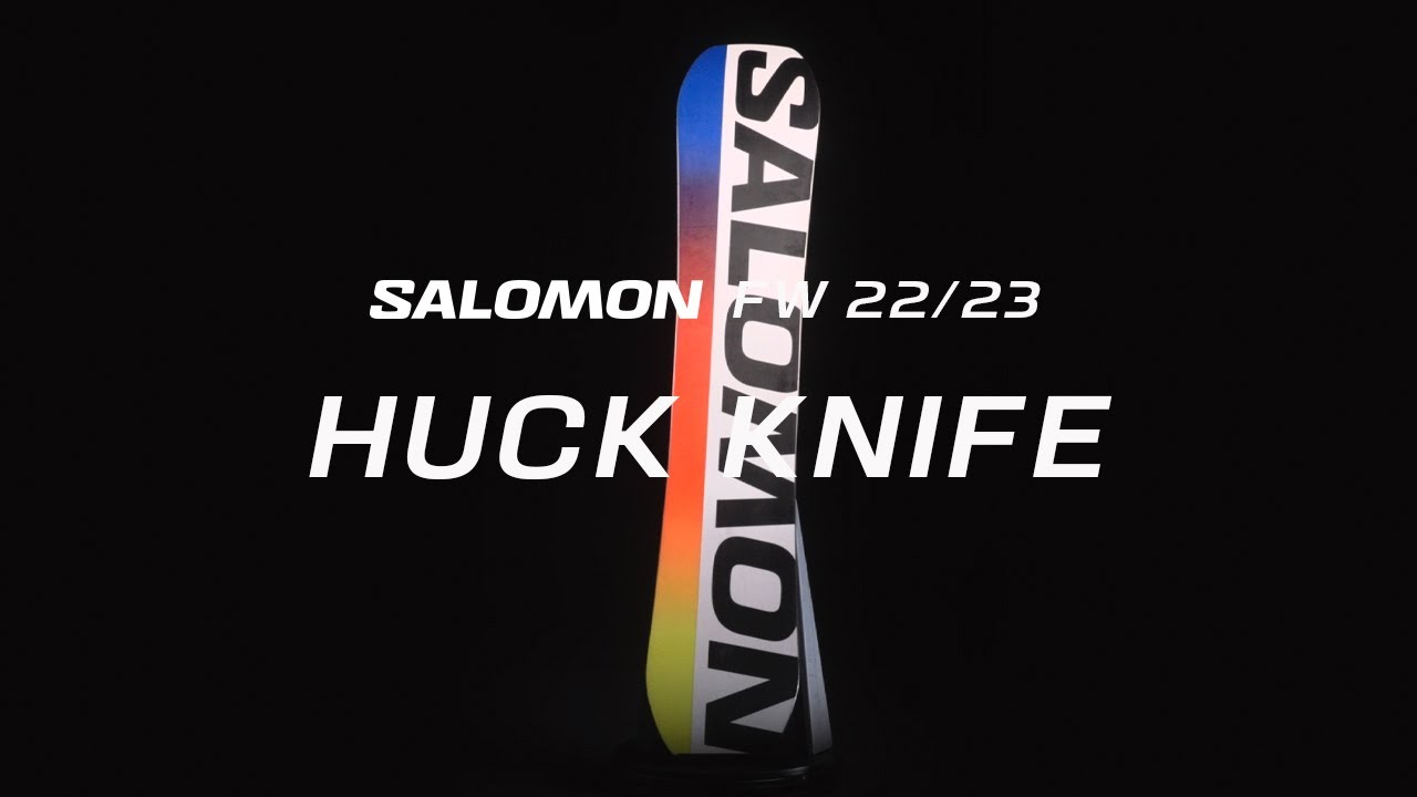 Snowboard pentru bărbați Salomon Huck Knife alb L47018300