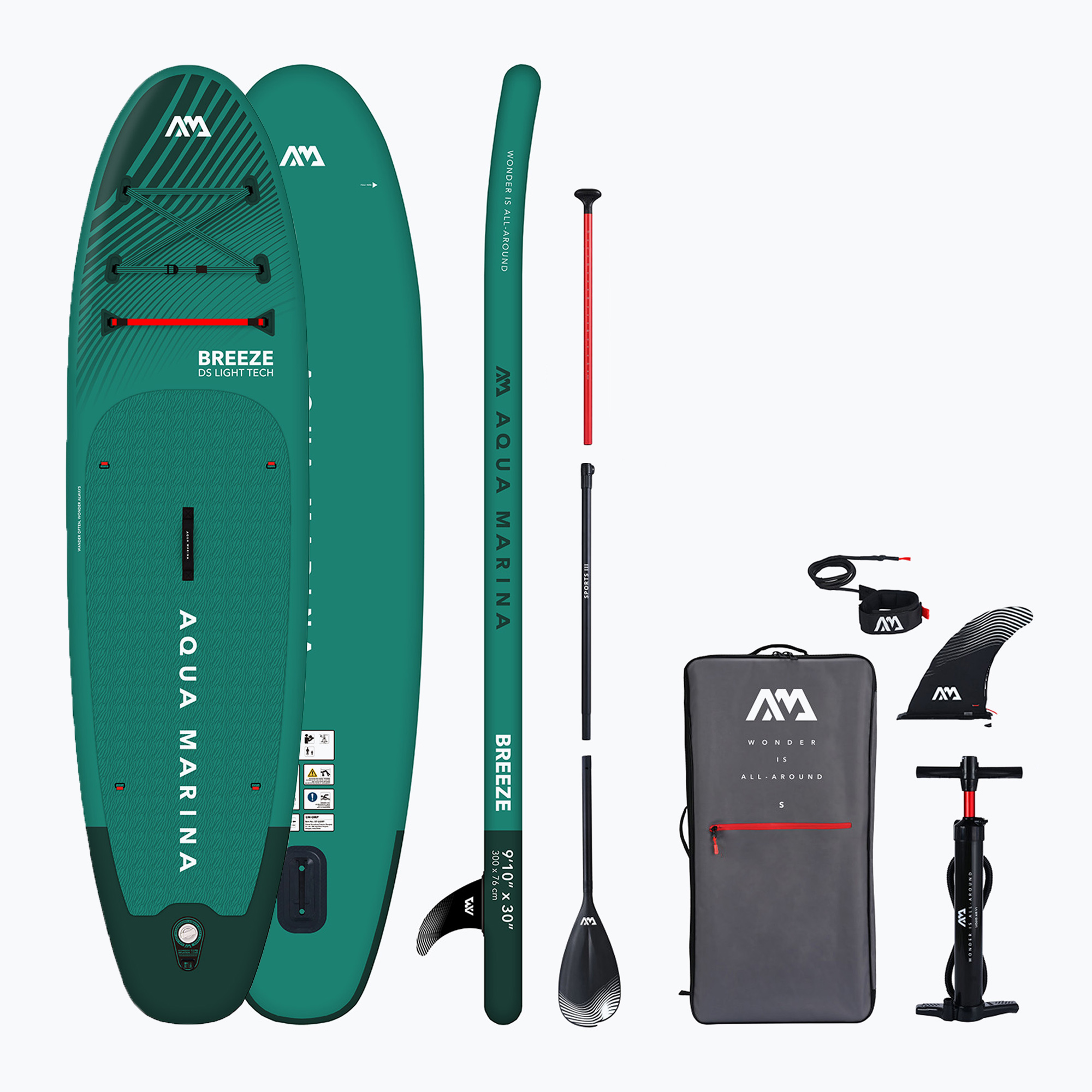 Aqua Marina Breeze 9'10" bord SUP verde BT-23BRP (Breeze 9'10" BT-23BRP)