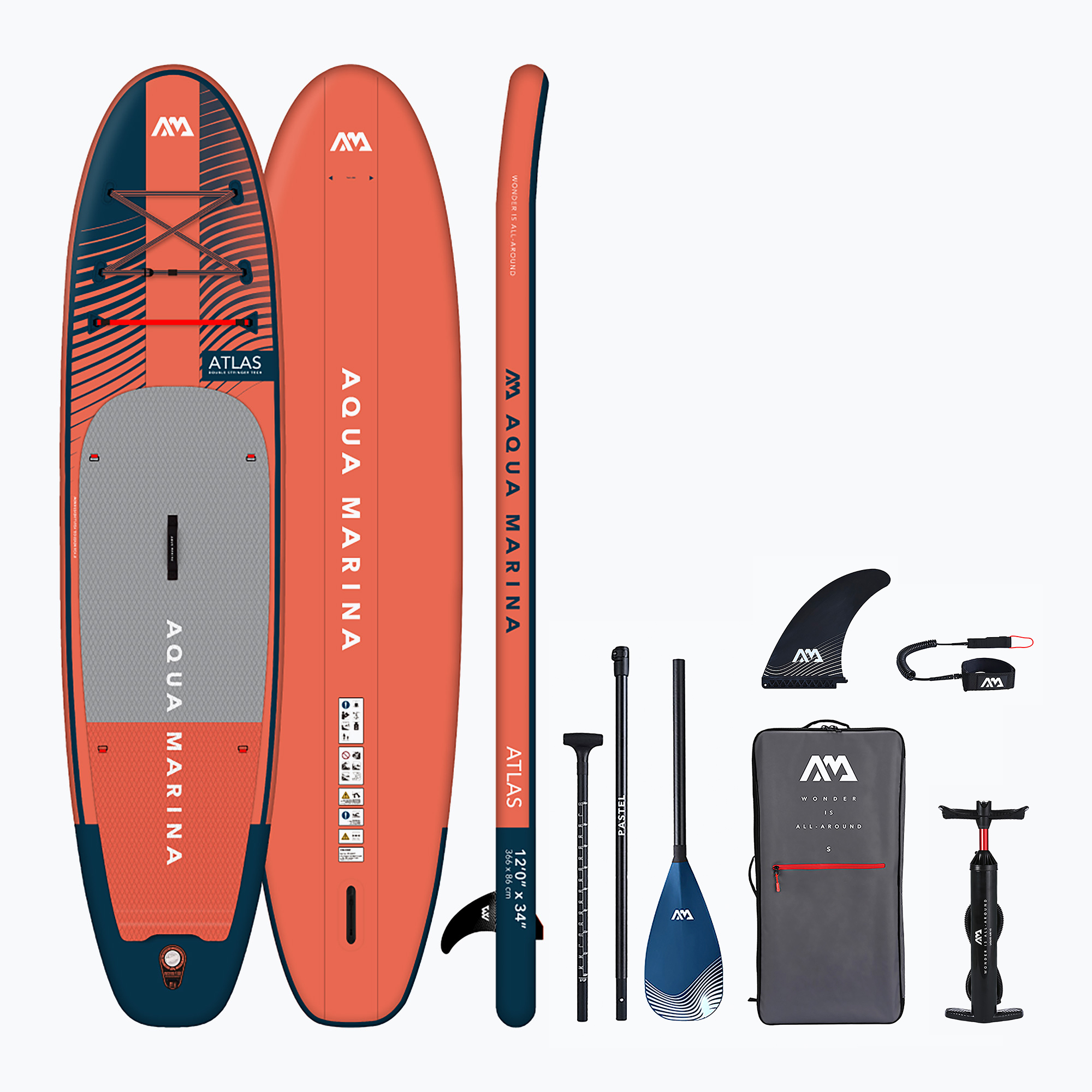 Placă SUP Aqua Marina Atlas 12'0'' sky glider (Atlas 12'0'' BT-23ATP)