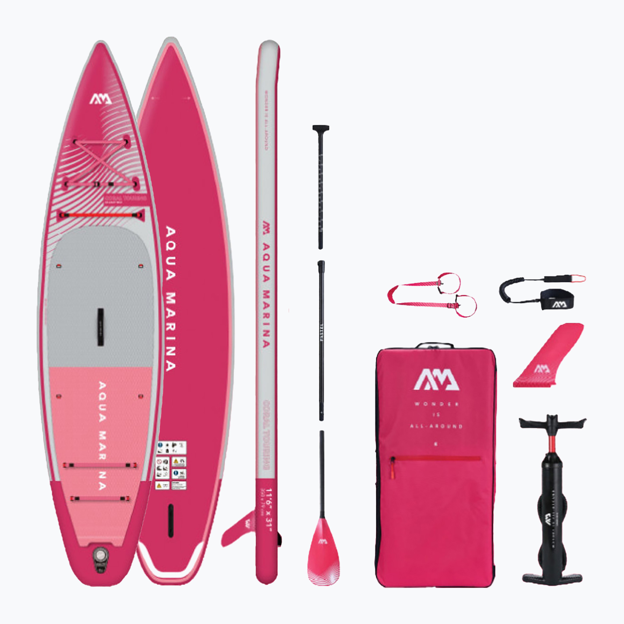 Aqua Marina Coral Coral 11'6" roz SUP bord BT-23CTPR (Coral 11'6" BT-23CTPR)