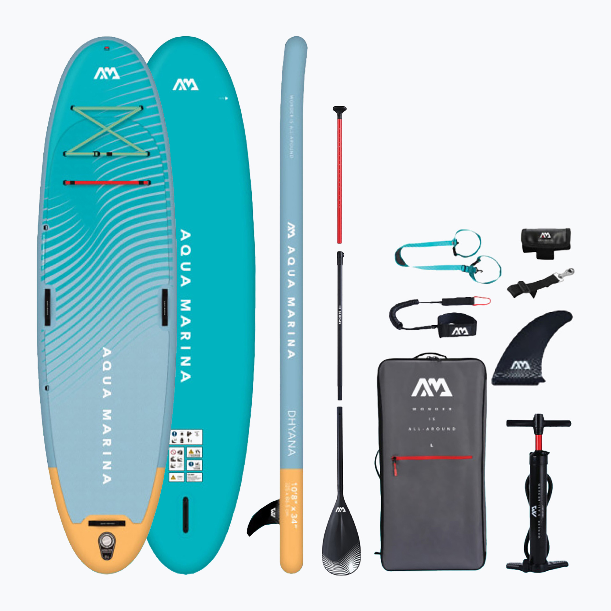 Aqua Marina Dhyana 11'0" albastru SUP bord BT-23DHP