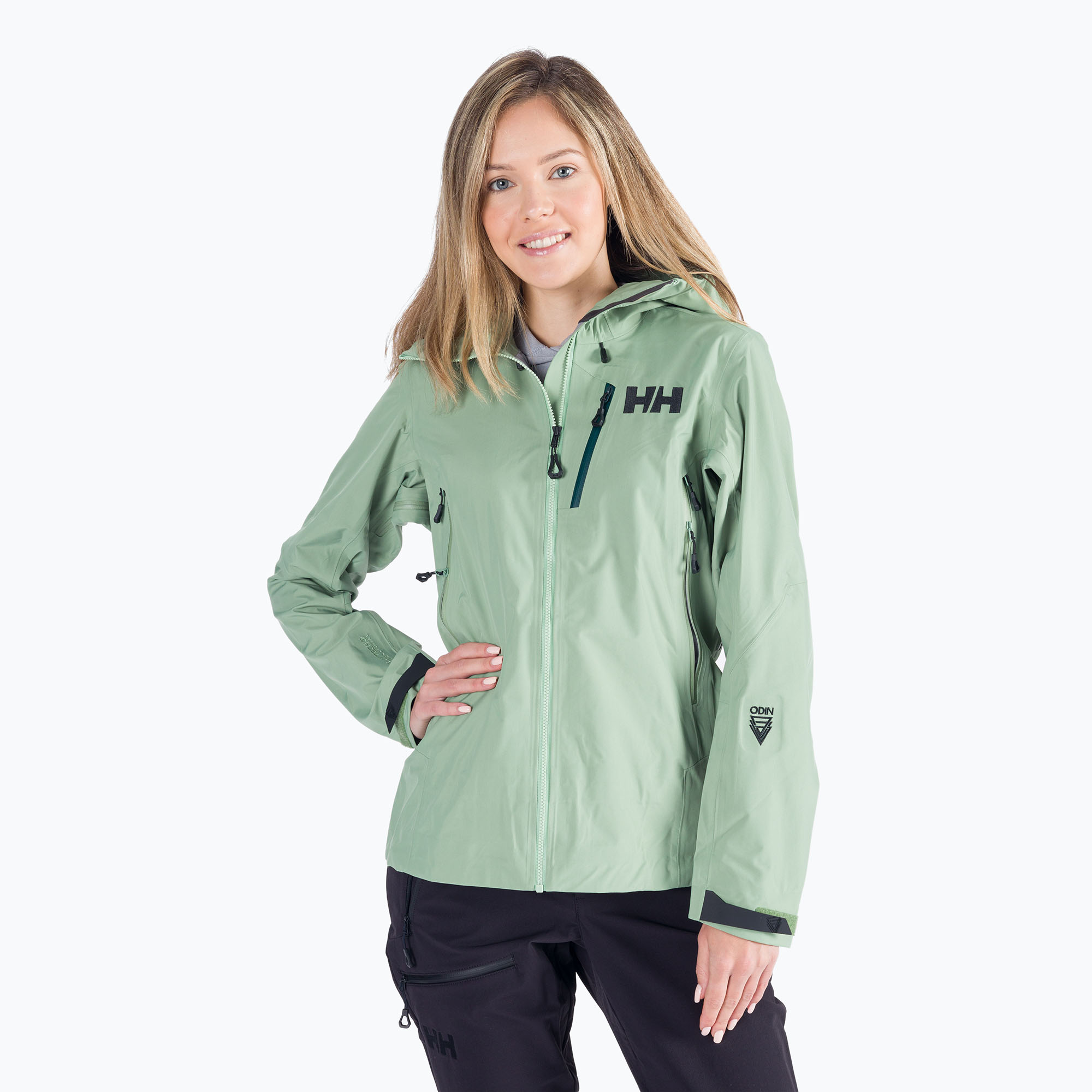 Helly Hansen jachetă hardshell pentru femei Odin 9 Worlds 2.0 verde 62956_406 (Odin 9 Worlds 2.0 62956_406)