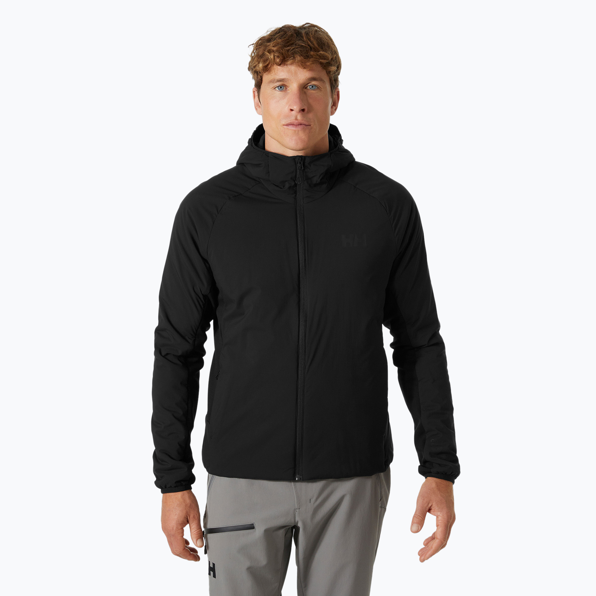 Geacă hibrid pentru bărbați Helly Hansen Odin Lt Stretch Hood Ins 2.0 black (Odin Lightweight Stretch Hooded Insulator 2.0 63226_990)