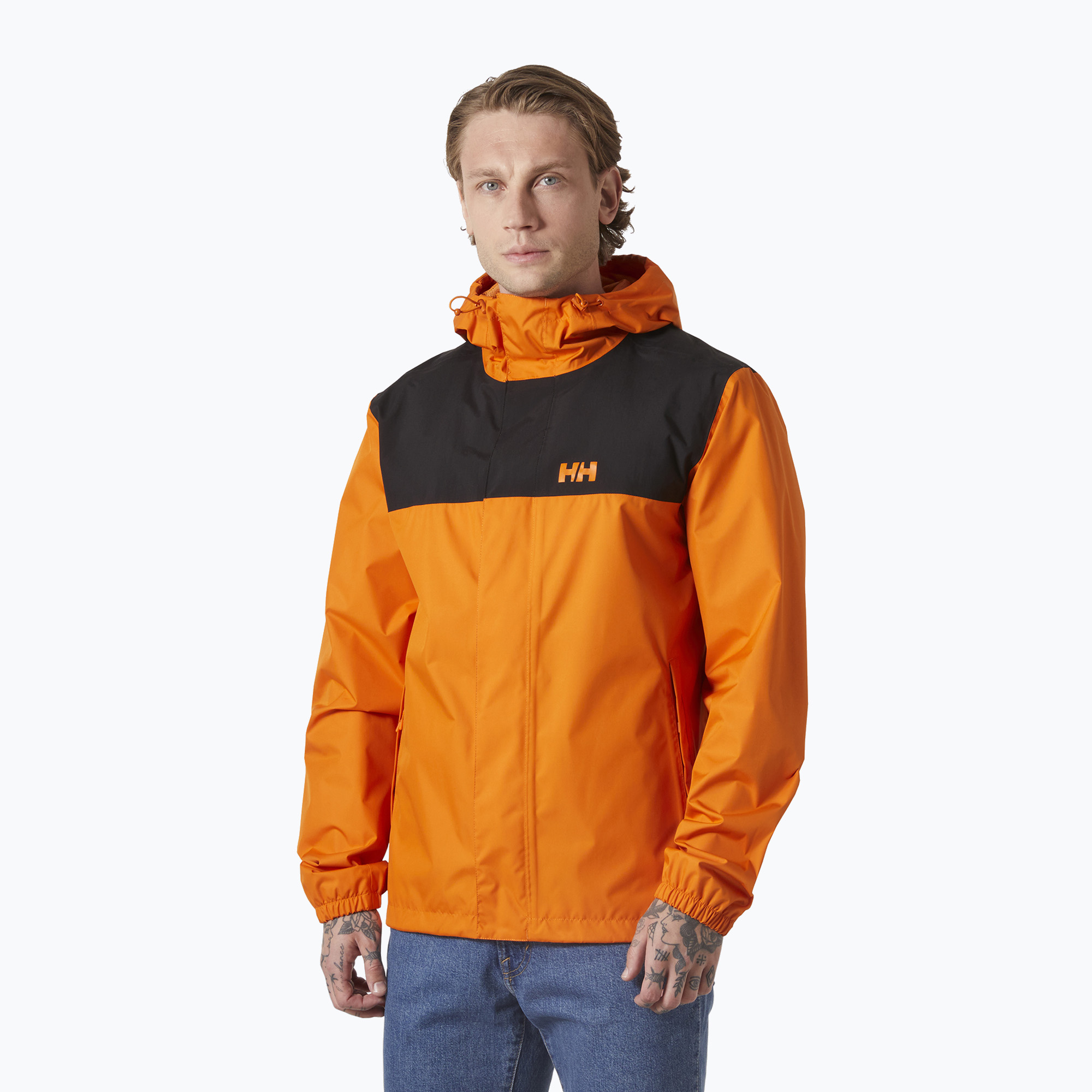 Jachetă de ploaie pentru bărbați Helly Hansen Vancouver orange peel