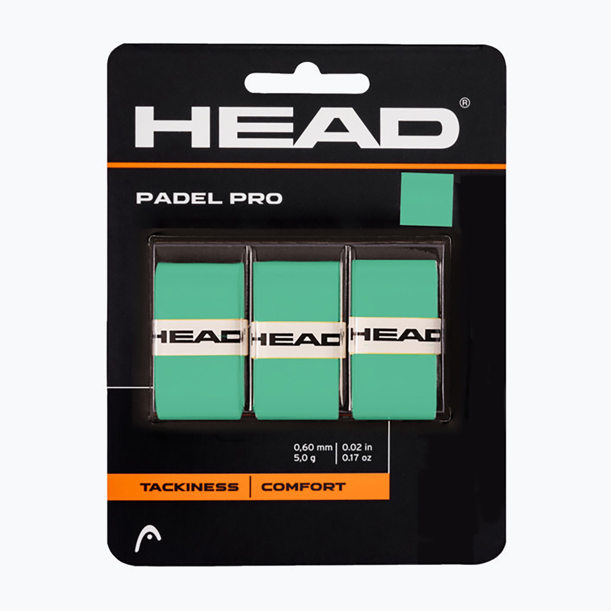 Înveliș pentru rachetă de padel HEAD Padel Pro 3 buc. mint (Padel Pro 285111)