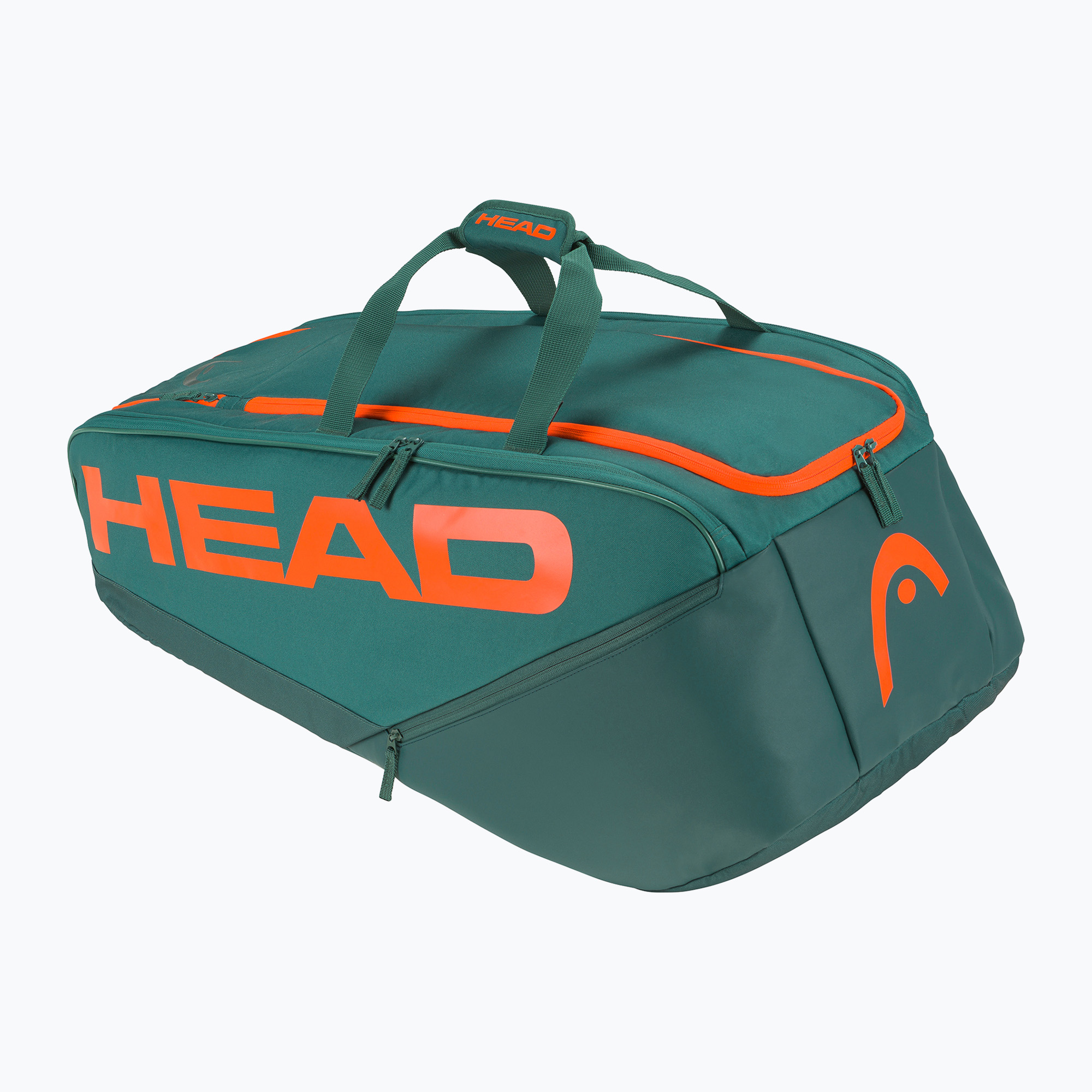 Geantă de tenis HEAD Pro Racquet XL 97 l cyan închis/portocaliu fluo