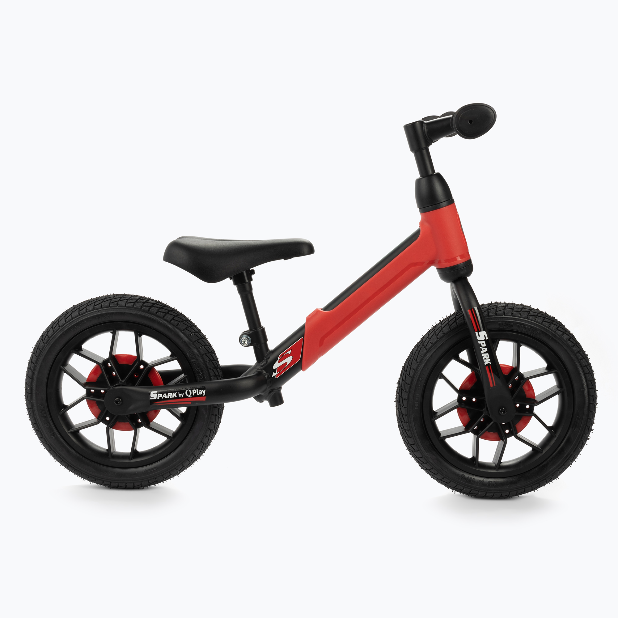 Bicicletă fără pedale pentru copii Qplay Spark, roșu, 3870 (Spark 3870)