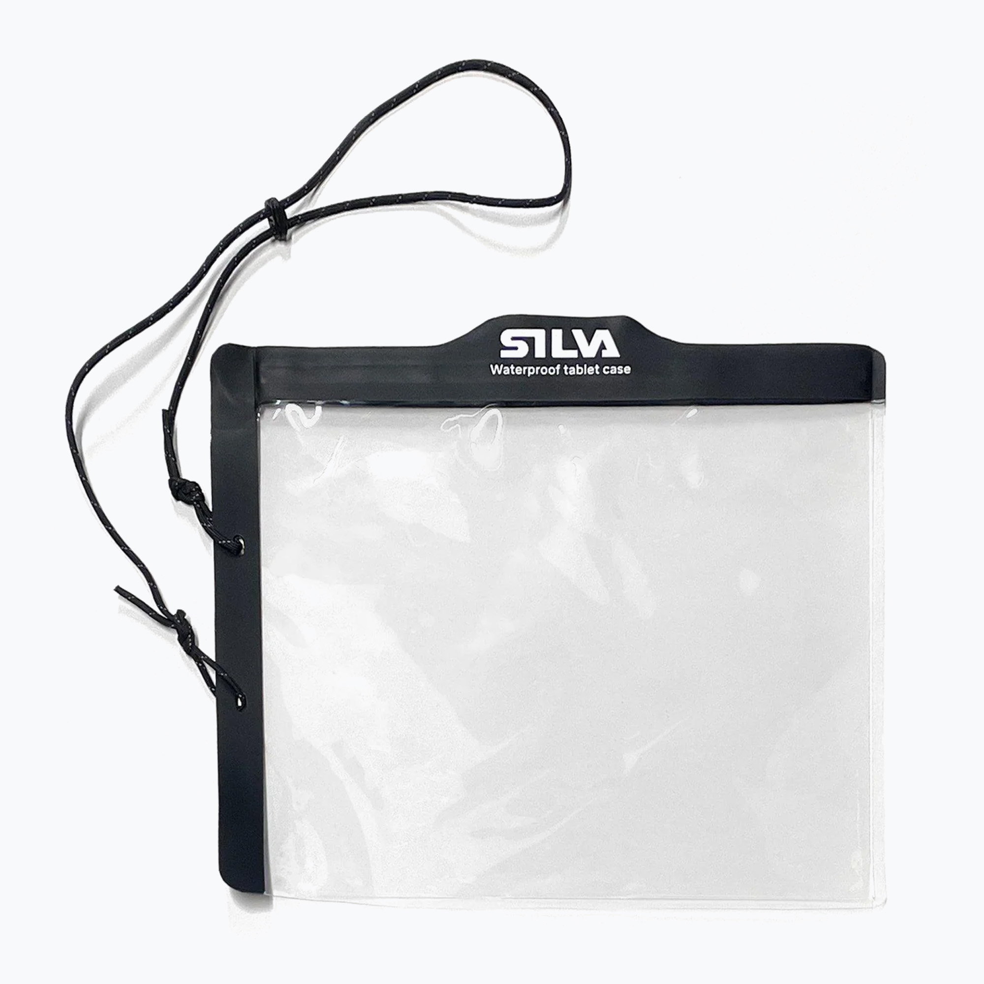 Husă impermeabilă pentru telefon Silva Waterproof Tablet Case transparentă/neagră (Waterproof Tablet Case 38358)