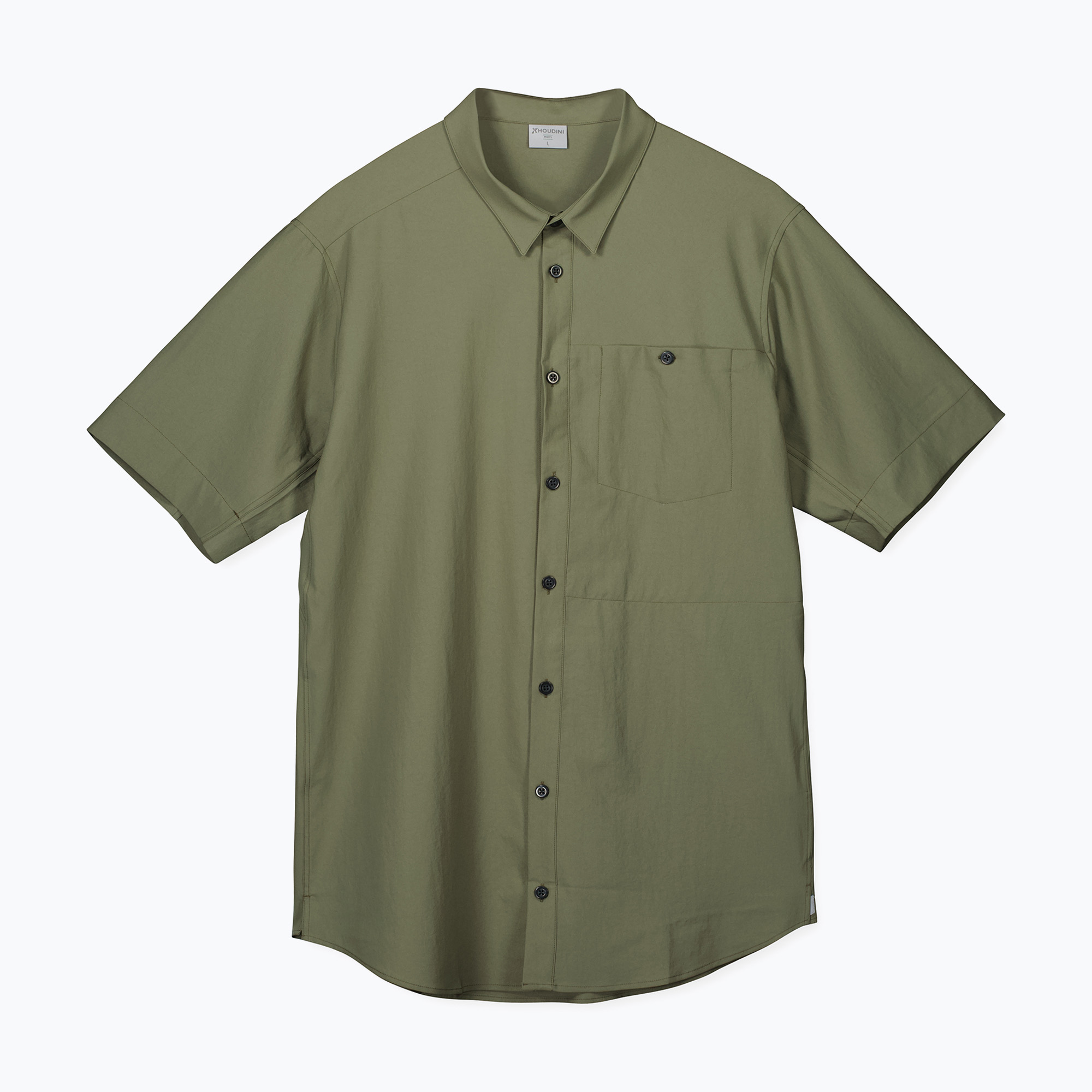 Tricou pentru bărbați Houdini Shortsleeve Shirt sage green (Shortsleeve Shirt 267594D401)