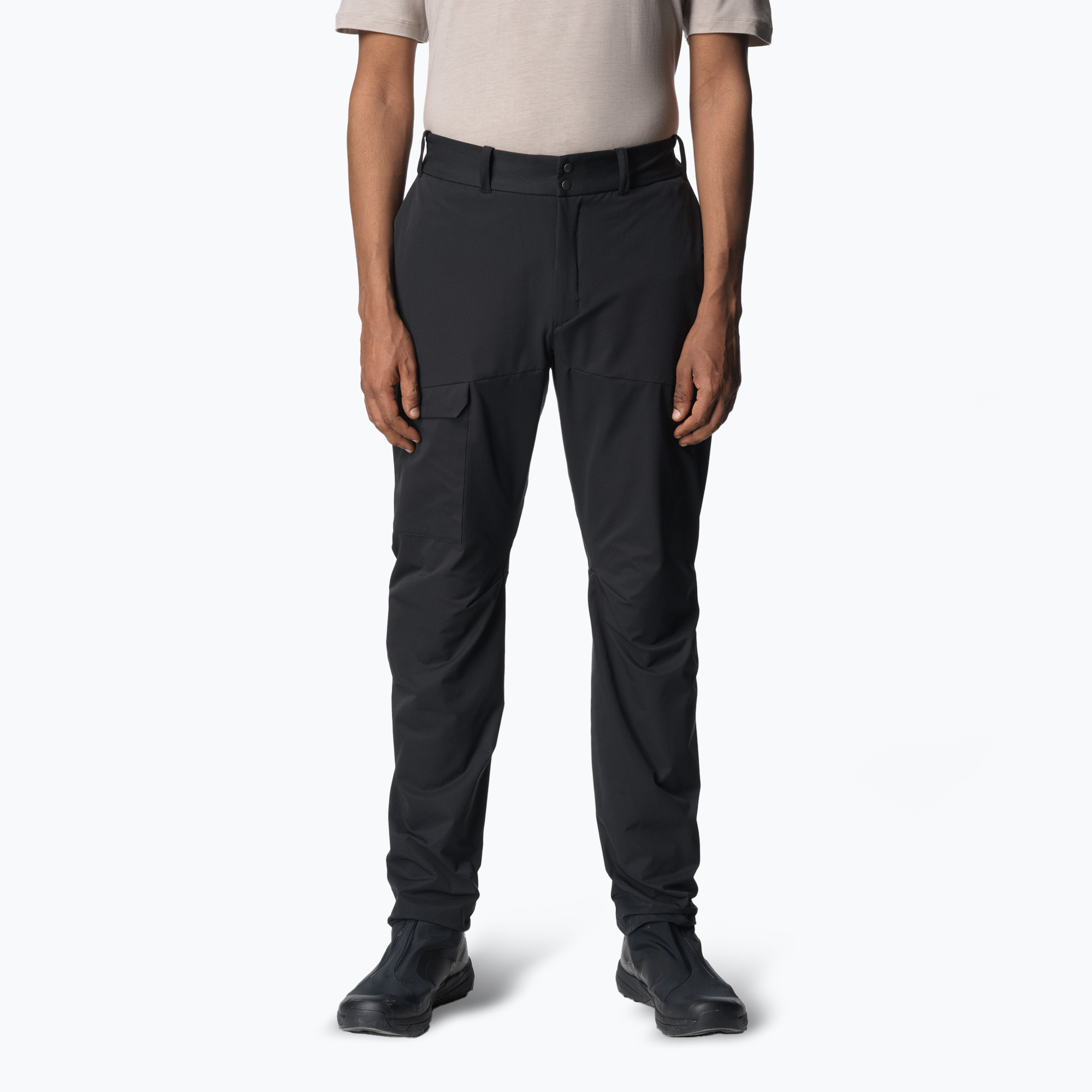 Pantaloni softshell pentru bărbați Houdini Go Pants true black (Go Pants 8600329001)