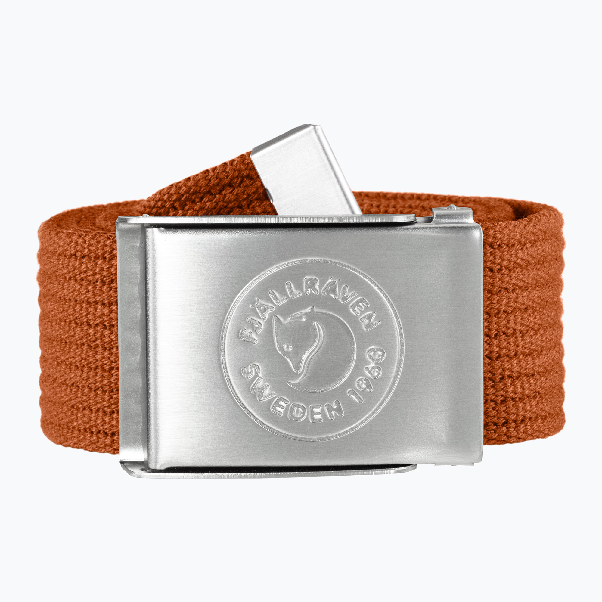 Fjällräven centură pentru pantaloni 1960 Logo Belt maro F86978 (1960 Logo Belt F86978)