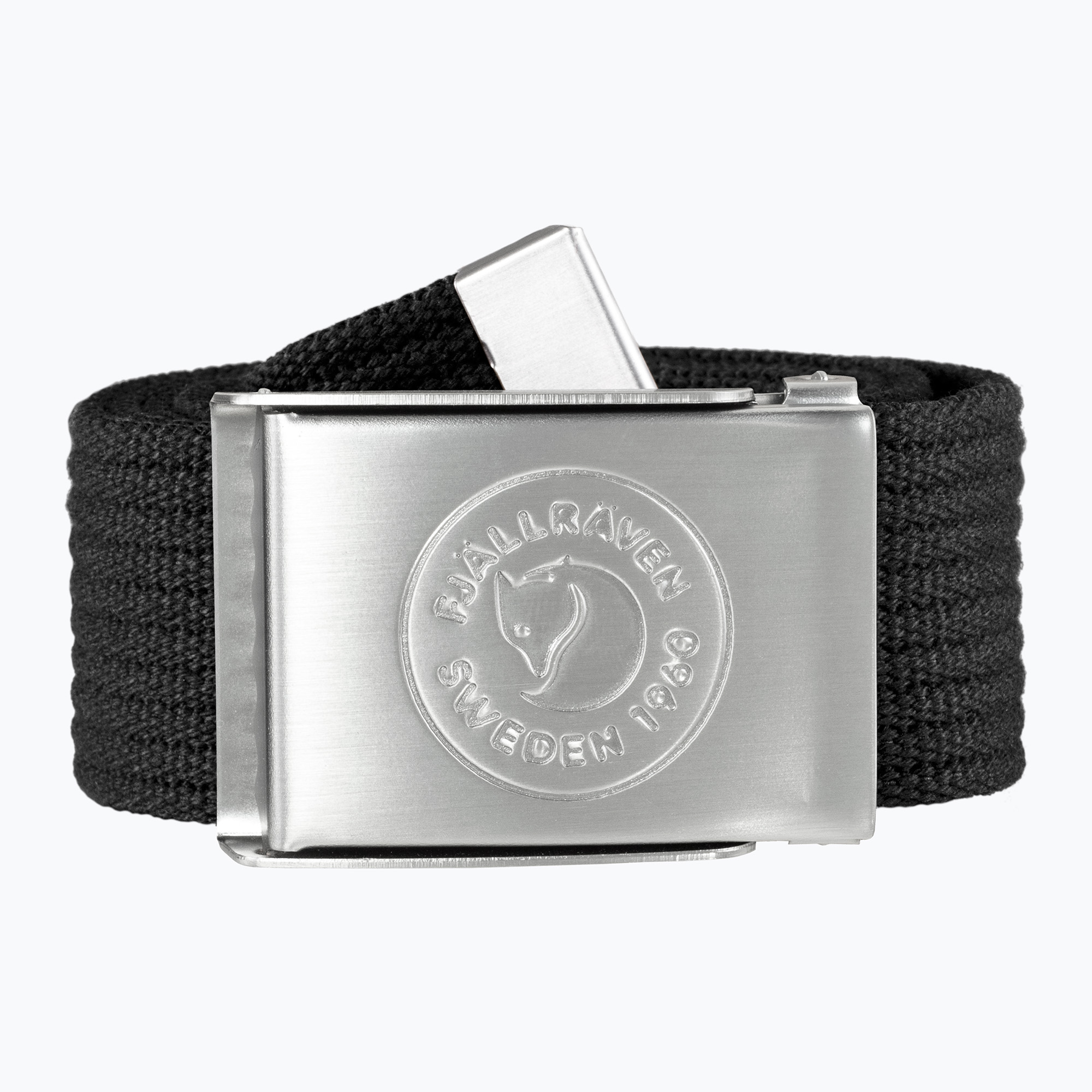 Fjällräven 1960 Logo Belt negru F86978 (1960 Logo Belt F86978)