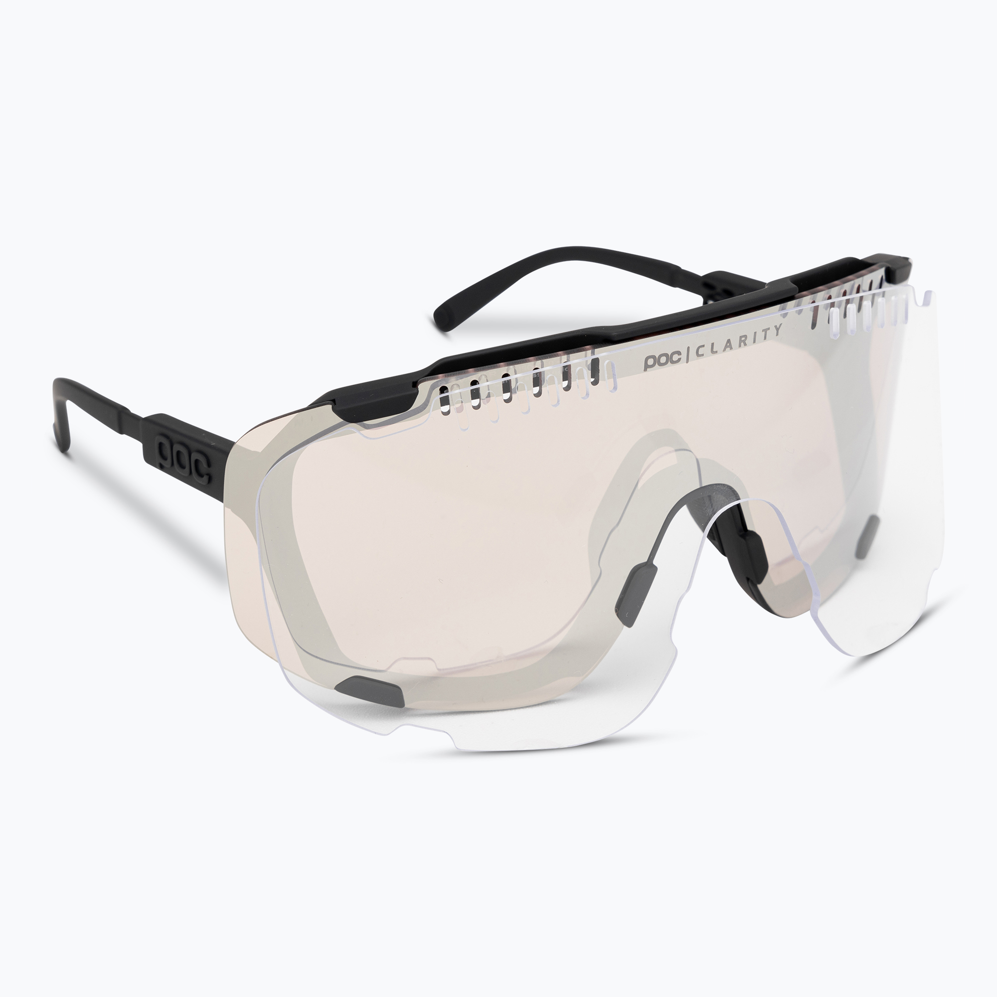 Ochelari de soare POC Devour uranium black/clarity trail/partly sunny silver (Devour MA1001)