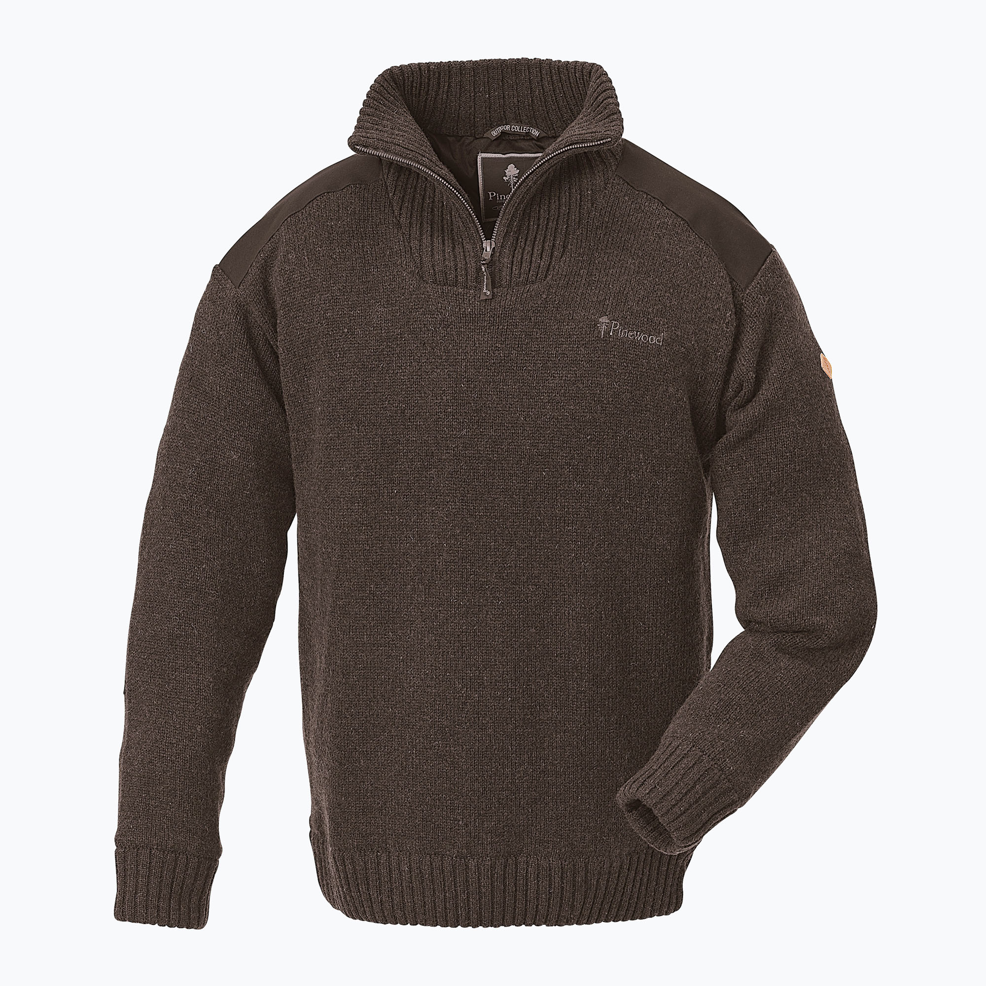 Bluză pentru bărbați Pinewood Hurricane brown mel (Hurricane 9648)