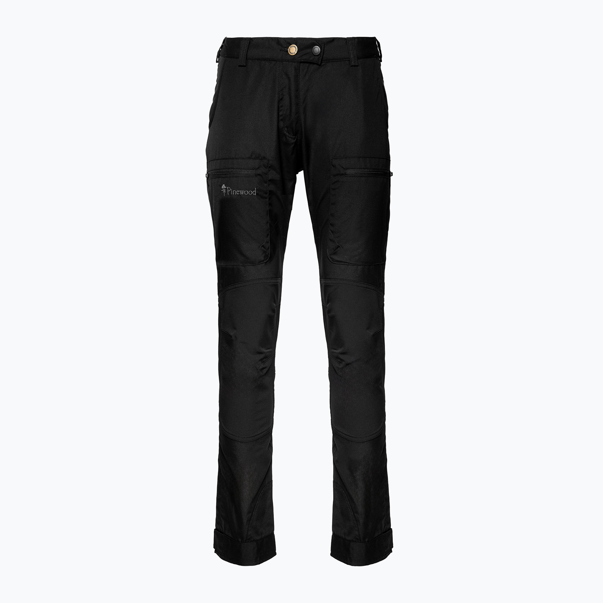 Pantaloni de trekking pentru femei Pinewood Caribou TC negru/negru (Caribou TC 5-3085)