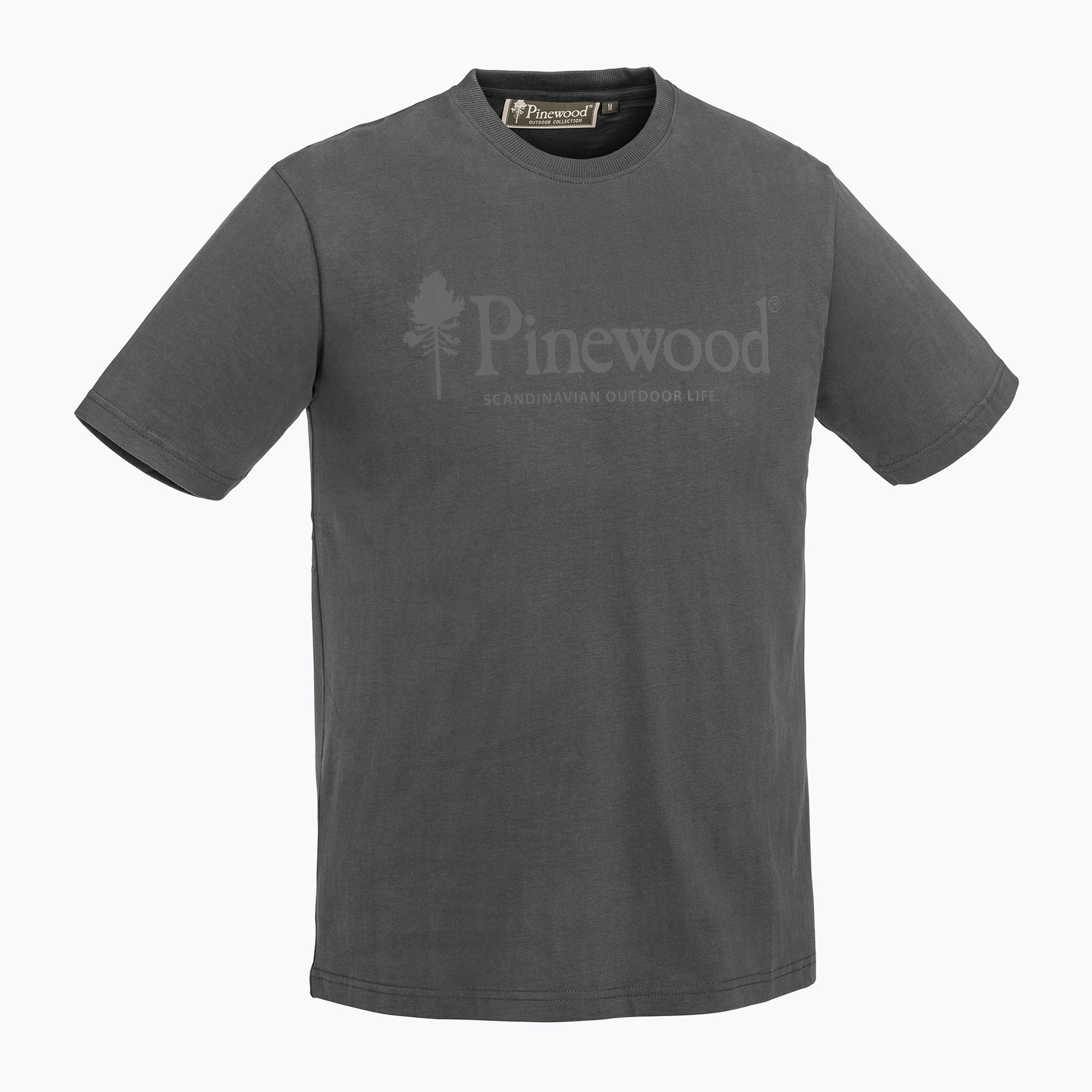 Tricou pentru bărbați  Pinewood Outdoor Life d.anthracite (Outdoor Life 5445)