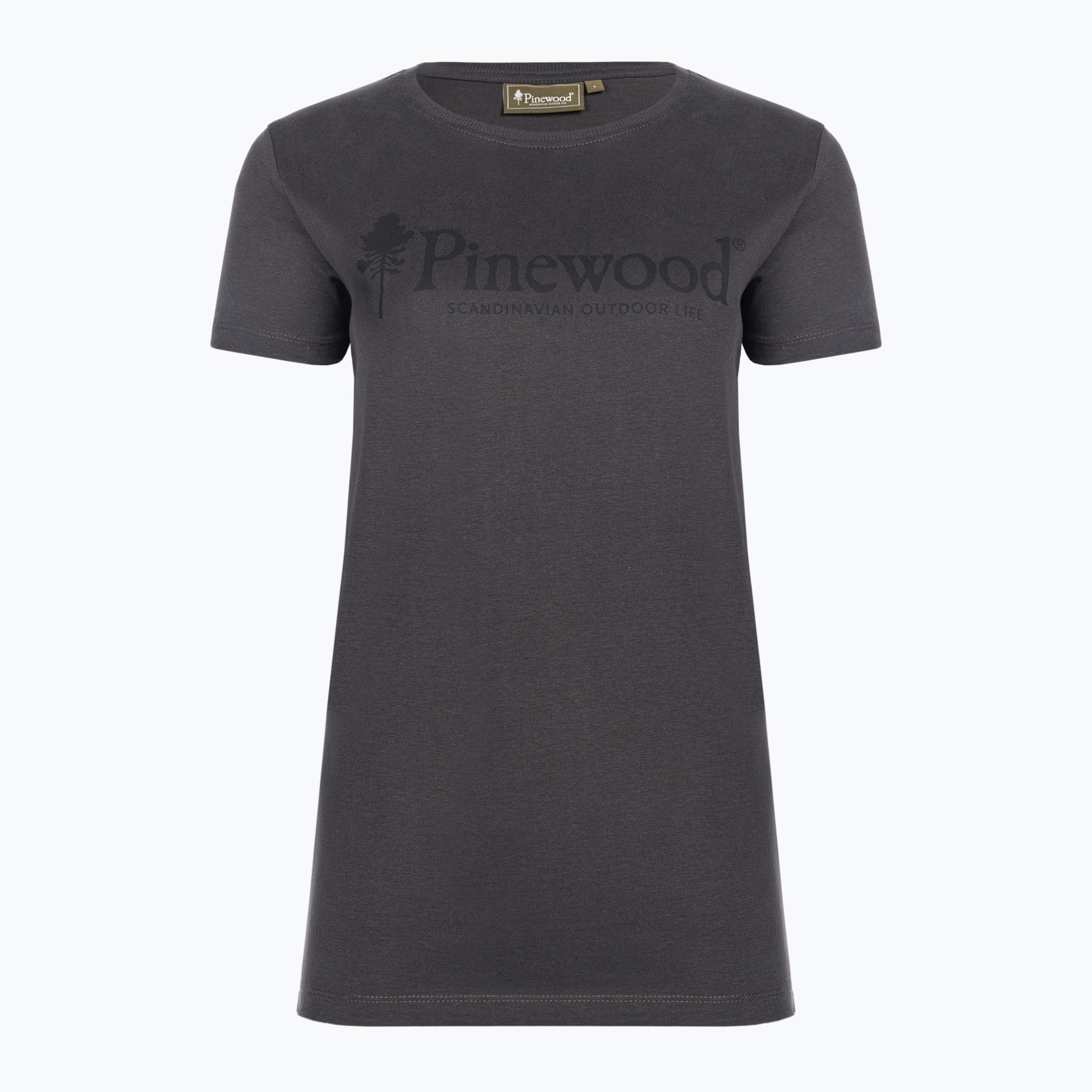 Tricou pentru femei Pinewood Outdoor Life dark anthracite (Outdoor Life 1-3445)