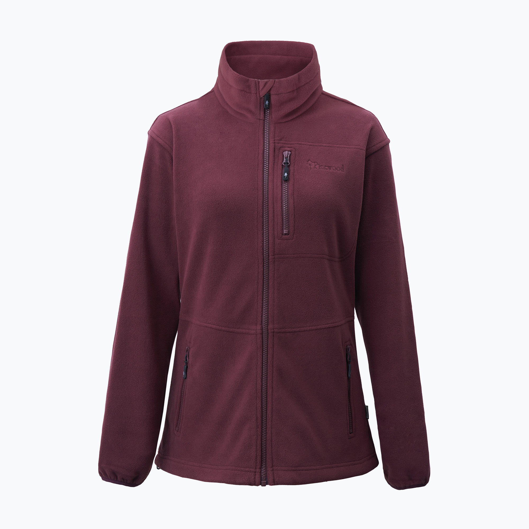 Bluză de trekking pentru femei Pinewood Finnveden Fleece earth plum (Finnveden Fleece 3065)