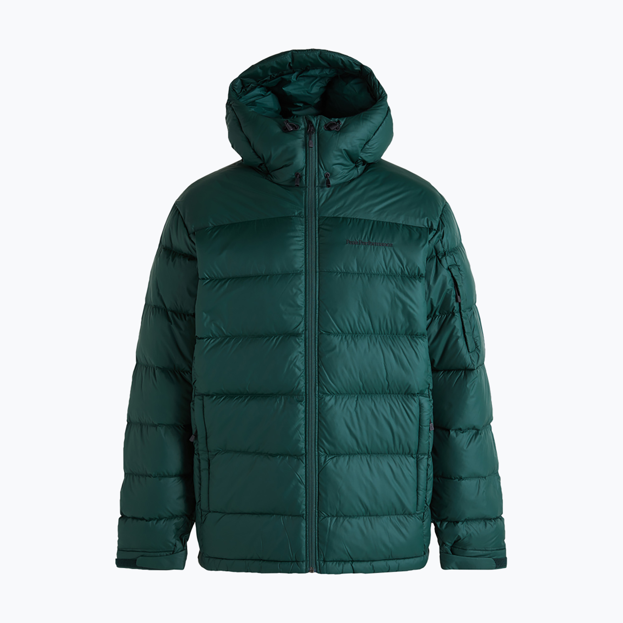 Geacă cu puf pentru bărbați Peak Performance Frost Down verde G77891090 (Frost Down G77891090)