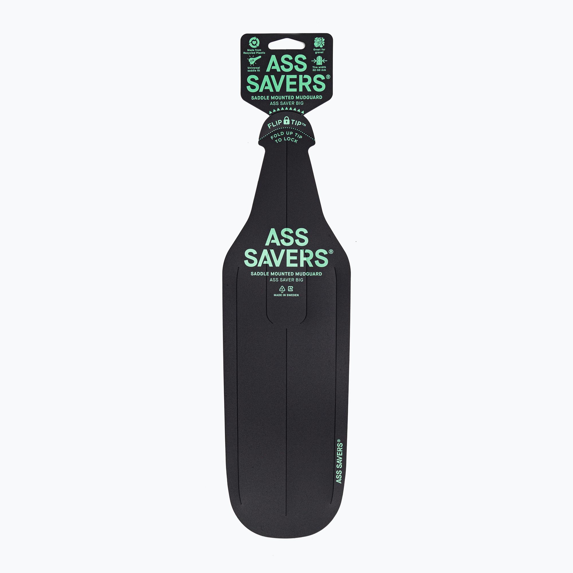 Aripă de bicicletă Ass Savers Big negru ASB-1-BLK