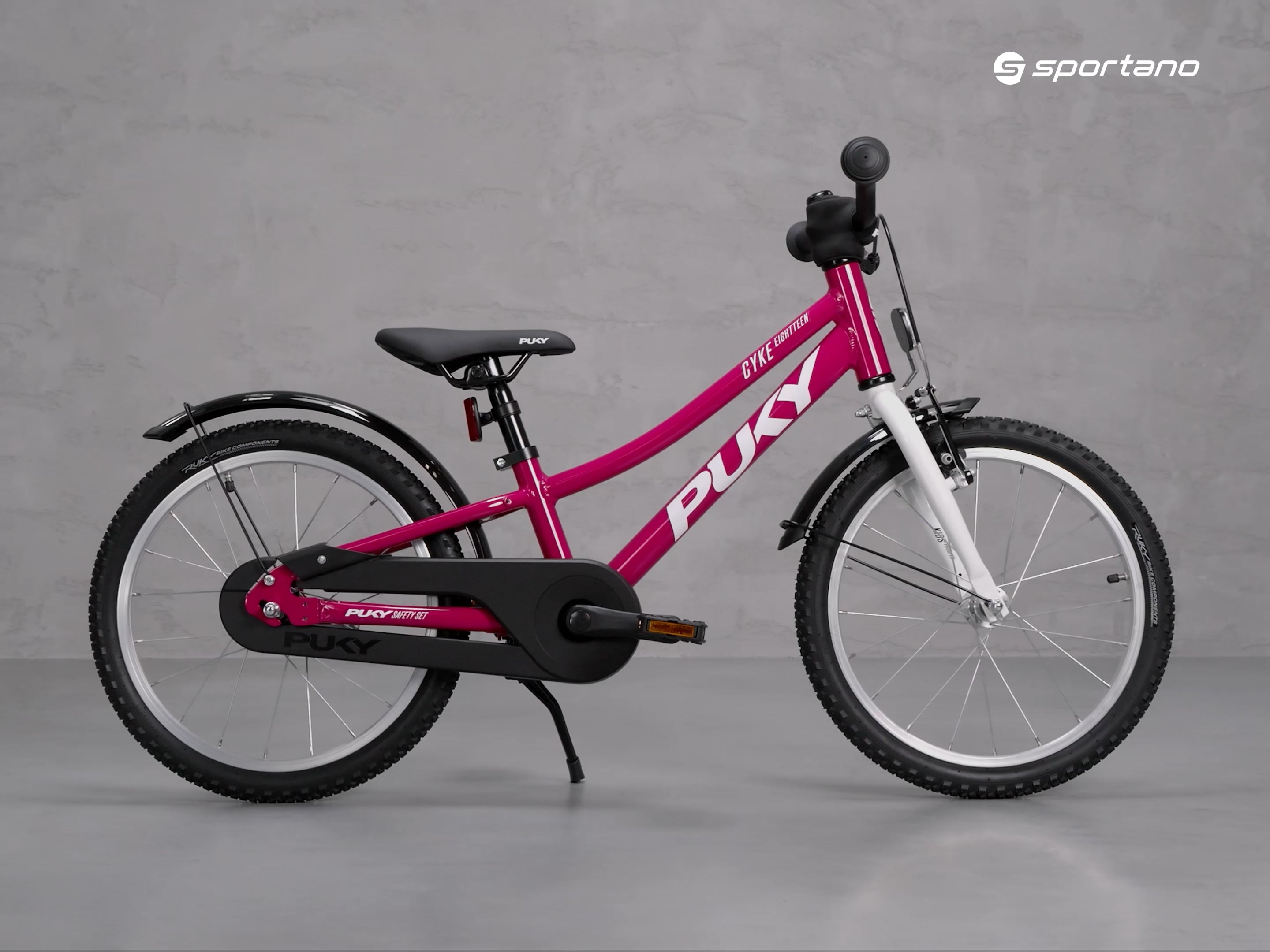 PUKY Cyke 18 biciclete pentru copii roz și alb 4404