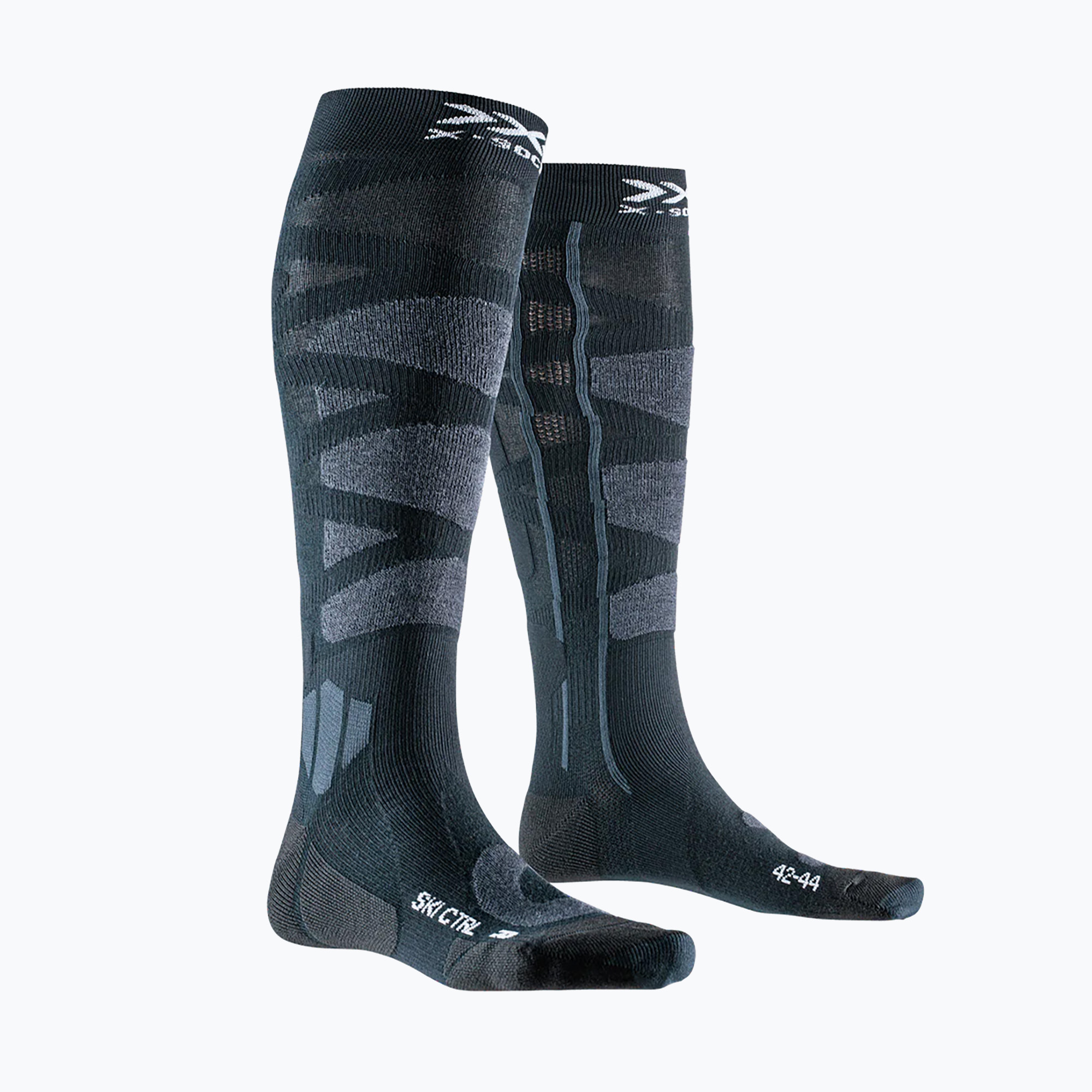 Șosete de schi X-Socks Ski Control 4.0 black night/charcoal (Ski Control 4.0 SSKCW19U)