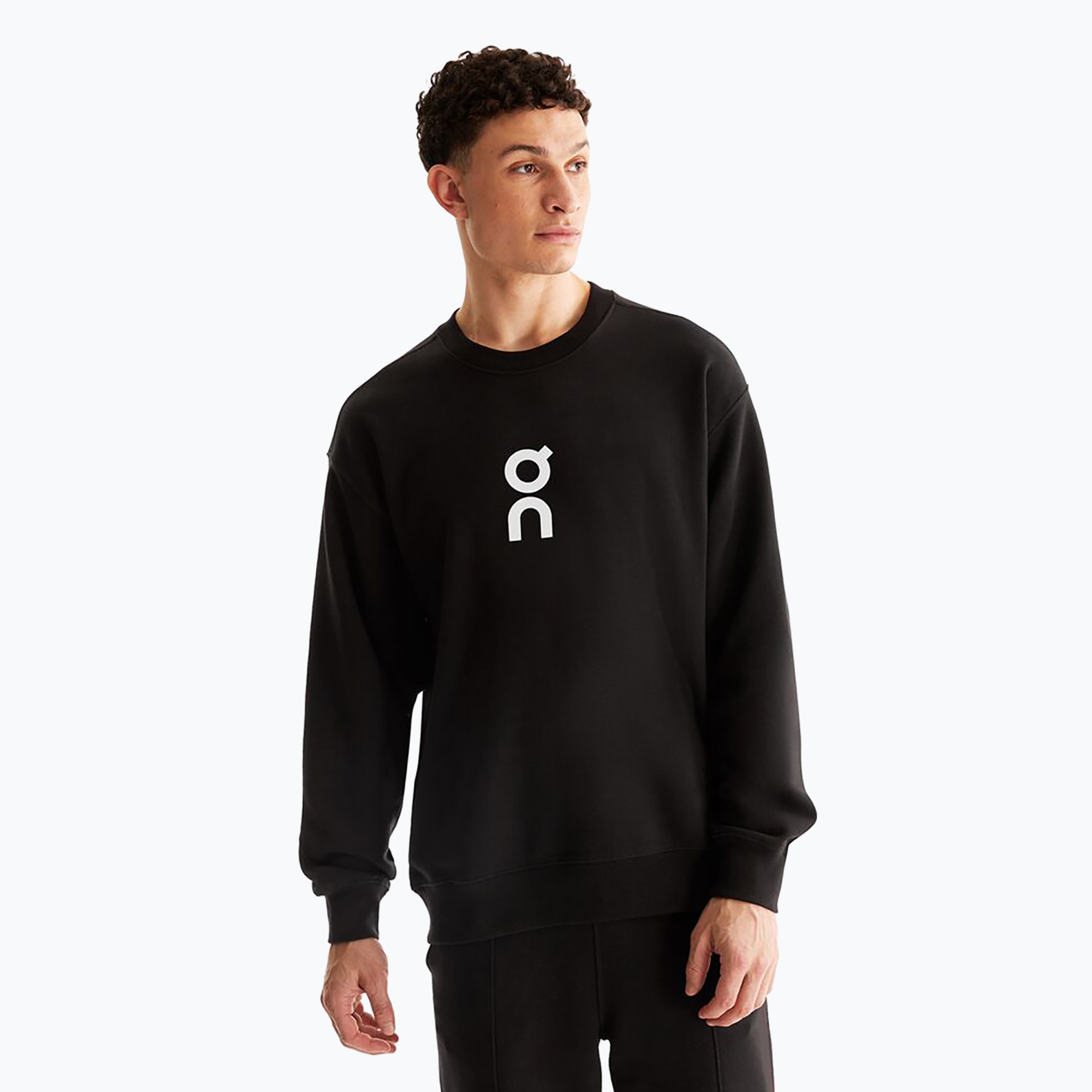 Bluză pentru bărbați On Running Club Crew black (Club Crew 1ME10340553)