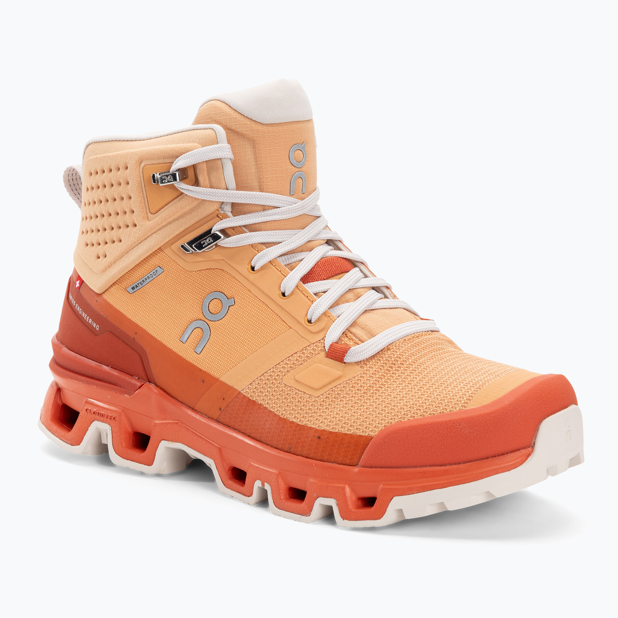 Încălțăminte de trekking pentru femei On Running Cloudrock 2 Waterproof copper/flare (Cloudrock 2 Waterproof 6398607)