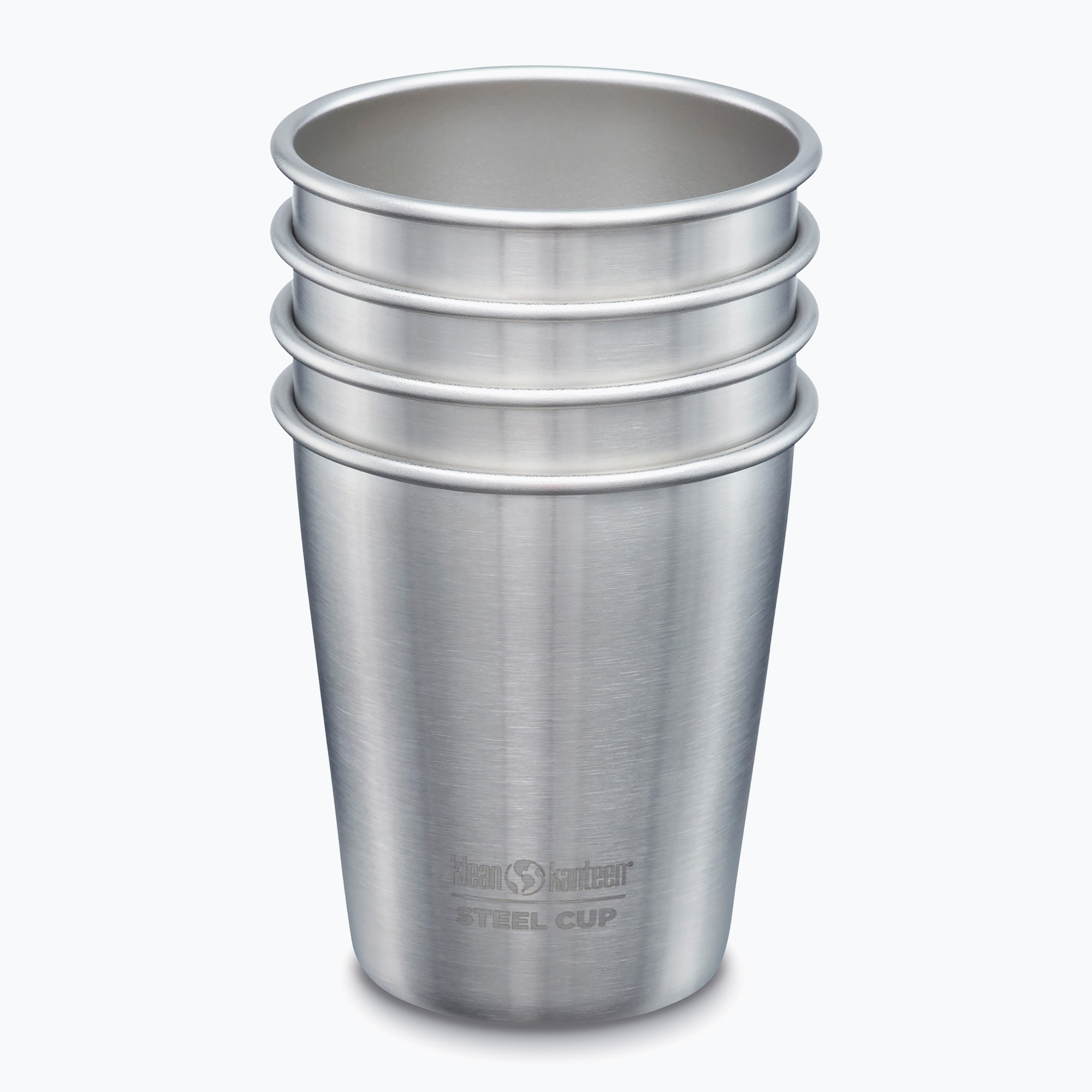 Căni turistice Klean Kanteen Pint Cup 4 bucăți brushed stainless (Pint Cup 1005867)