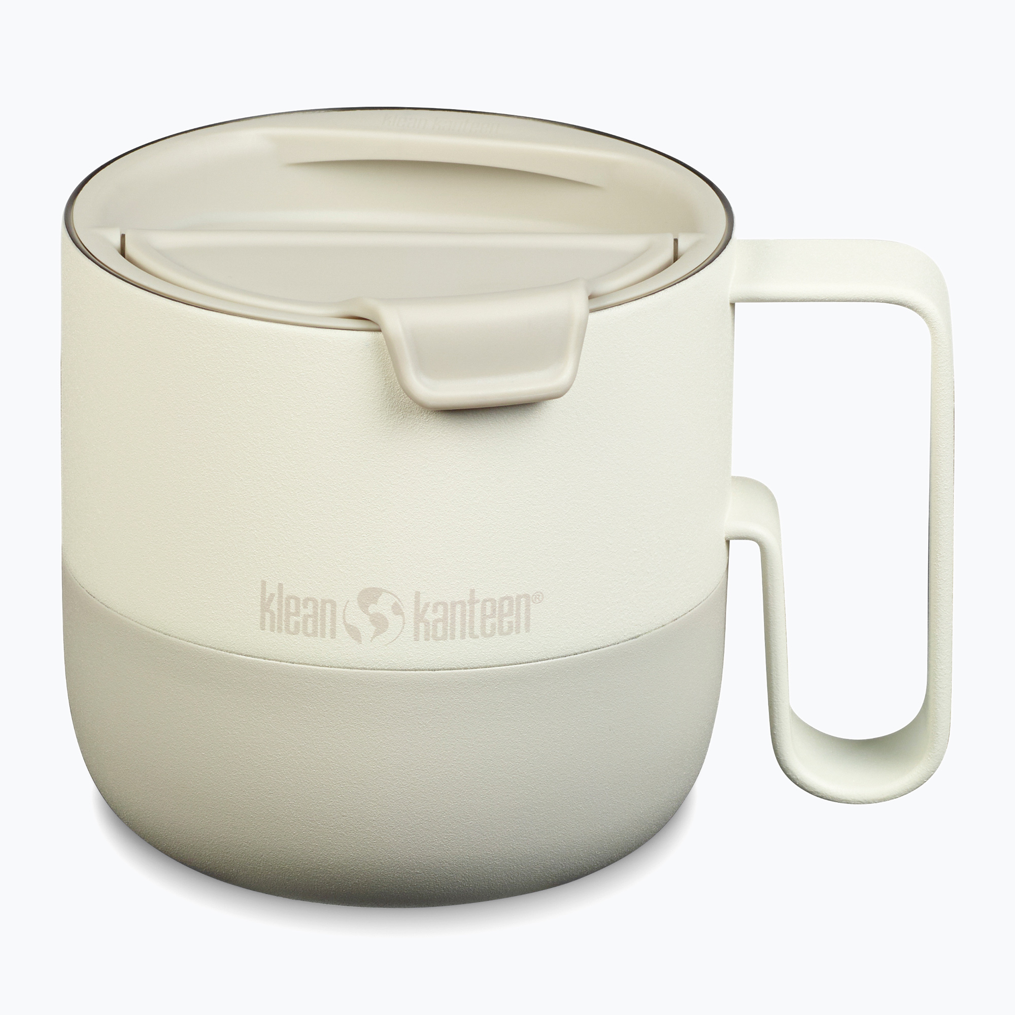 Cană termică Klean Kanteen Rise Mug Flip Lid 414 ml tofu