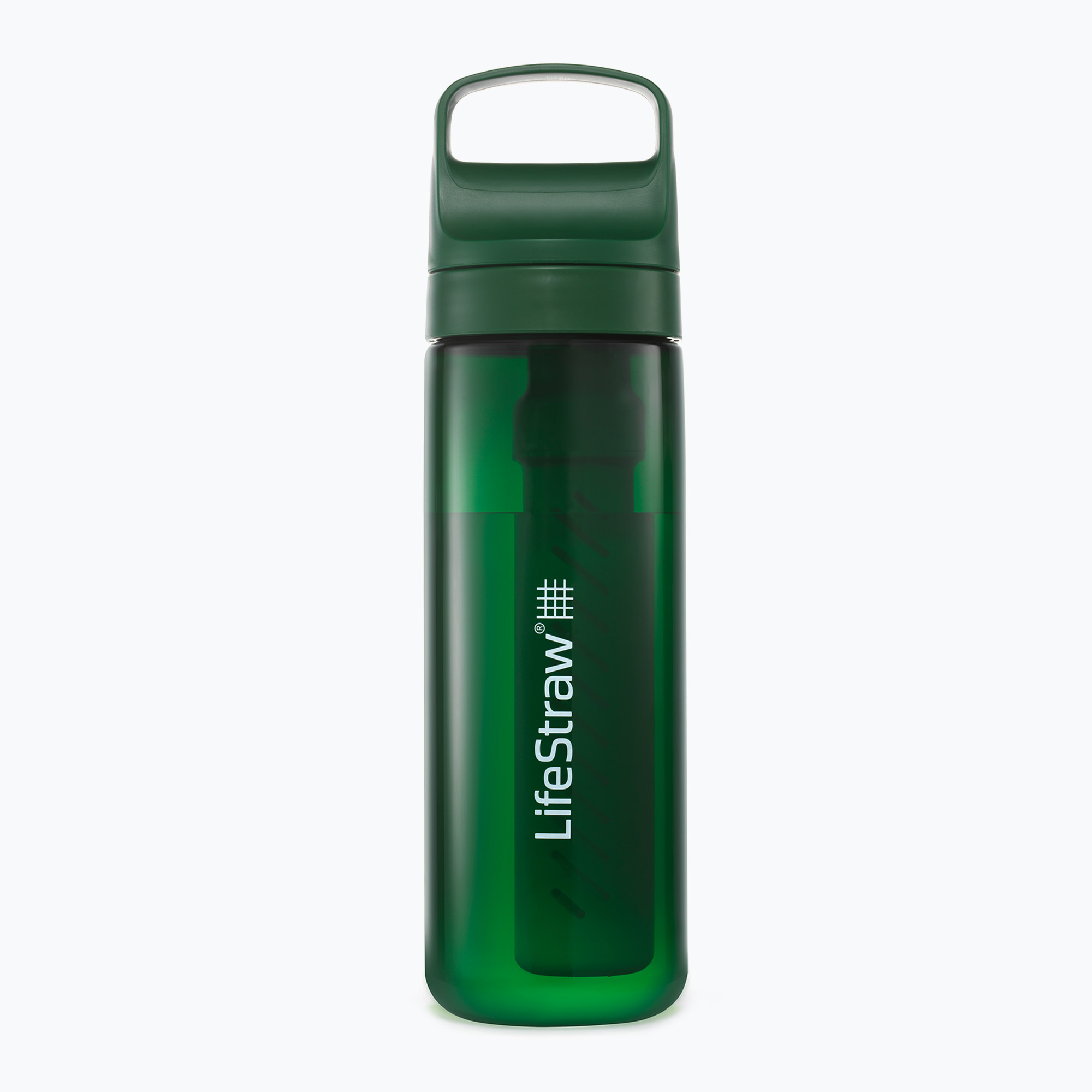 Sticlă de turism Lifestraw Go 2.0 z filtrem 650 ml terrace green (Go 2.0 LGV422GRWW)