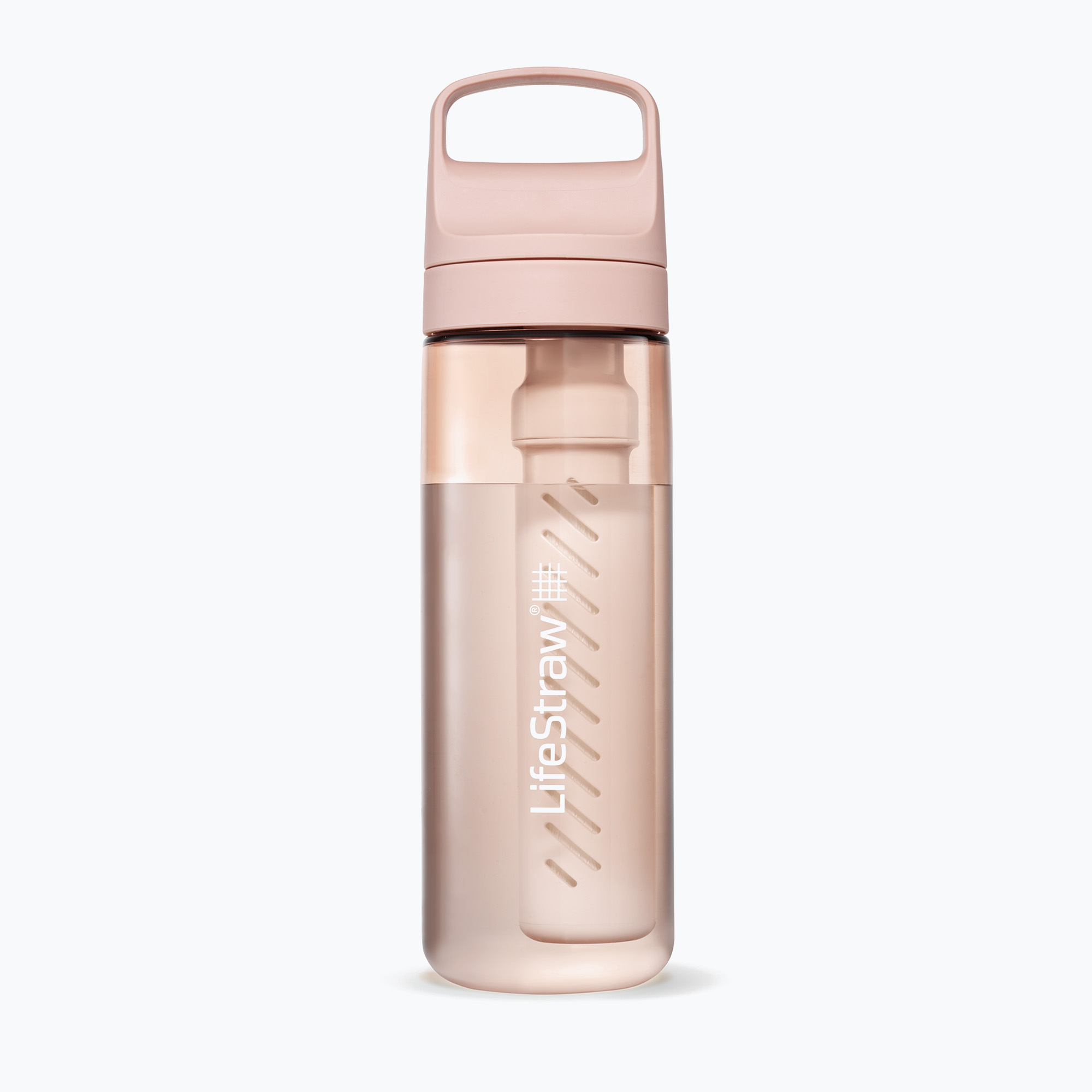 Sticlă de turism Lifestraw Go 2.0 z filtrem 650 ml cherry blossom pink (Go 2.0 LGV422PIWW)