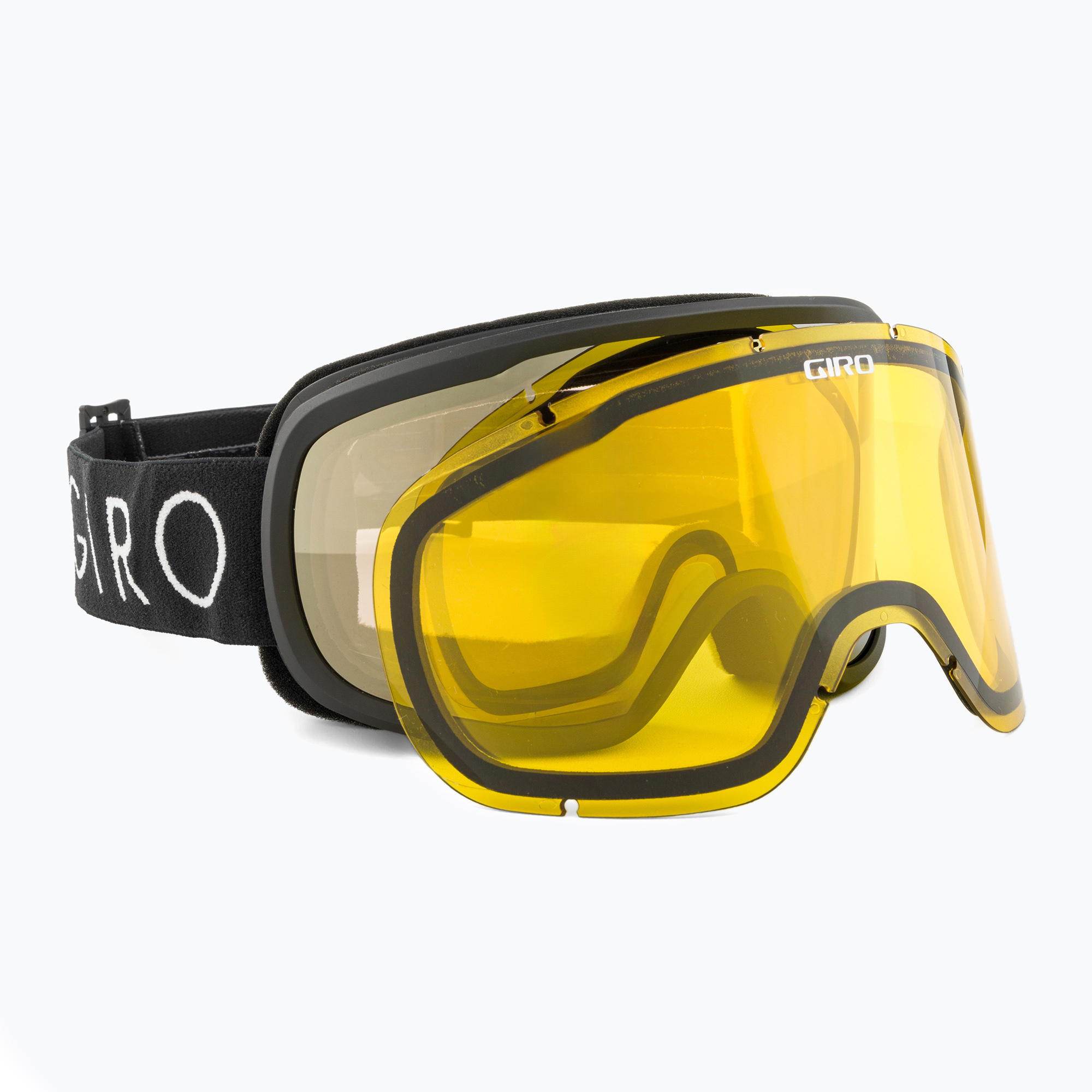 Ochelari de schi pentru femei Giro Moxie black core light/amber gold/yellow