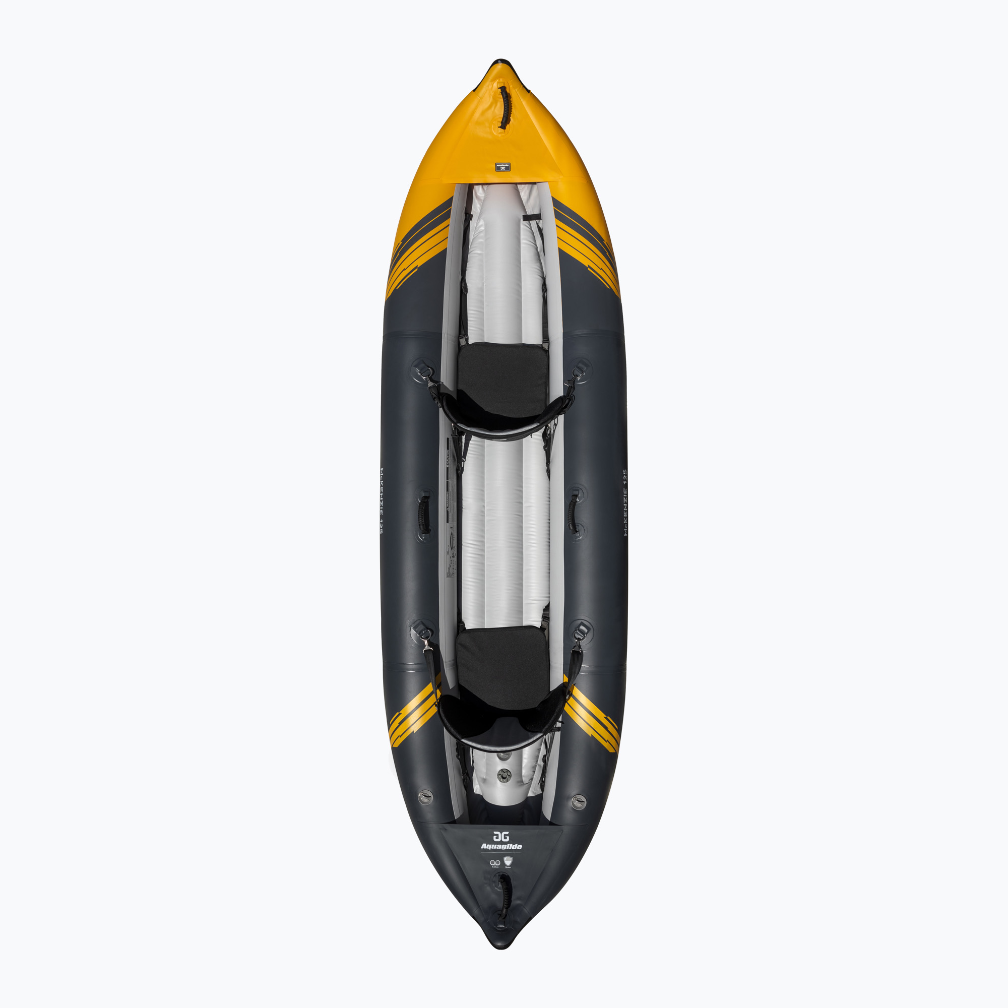 Aquaglide McKenzie 125 gri 584120129 Caiac gonflabil pentru 2 persoane Aquaglide McKenzie 125 gri 584120129 (McKenzie 125 584120129)
