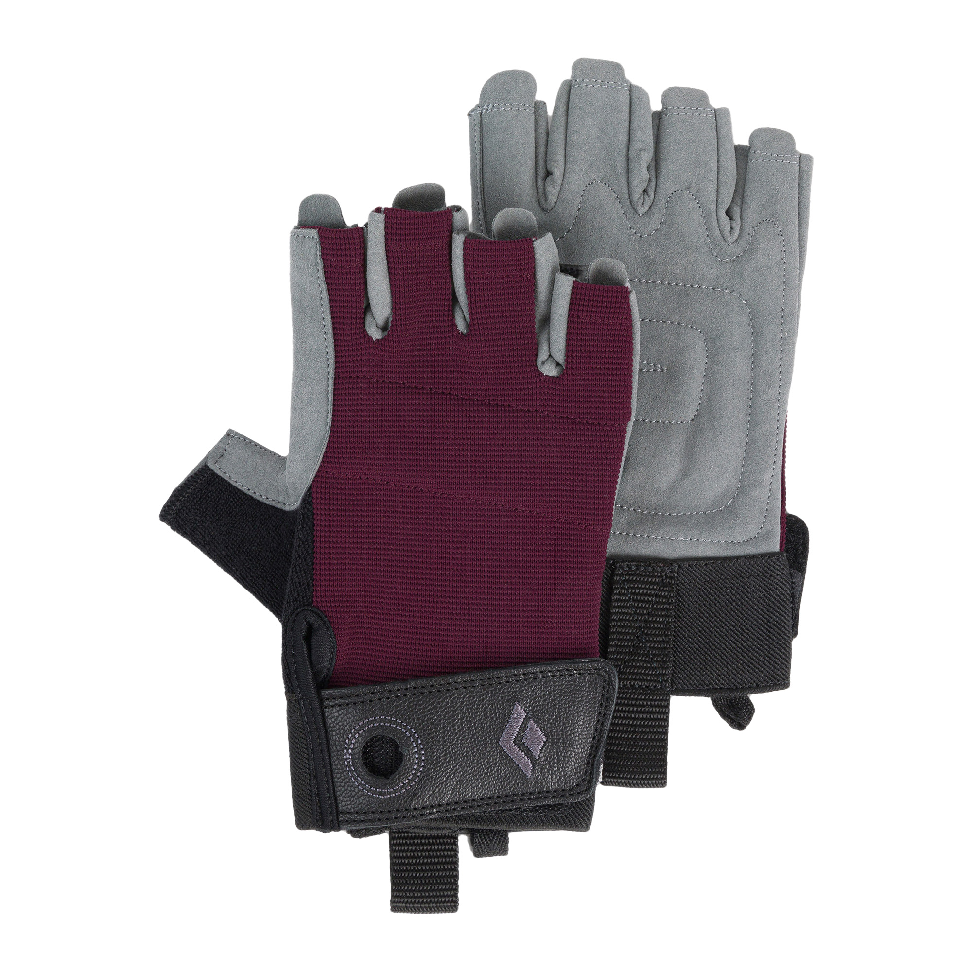 Mănuși de alpinism pentru femei Black Diamond Crag Crag Half-Finger Red BD8018686018XS (Crag Half-Finger BD8018686018XS)