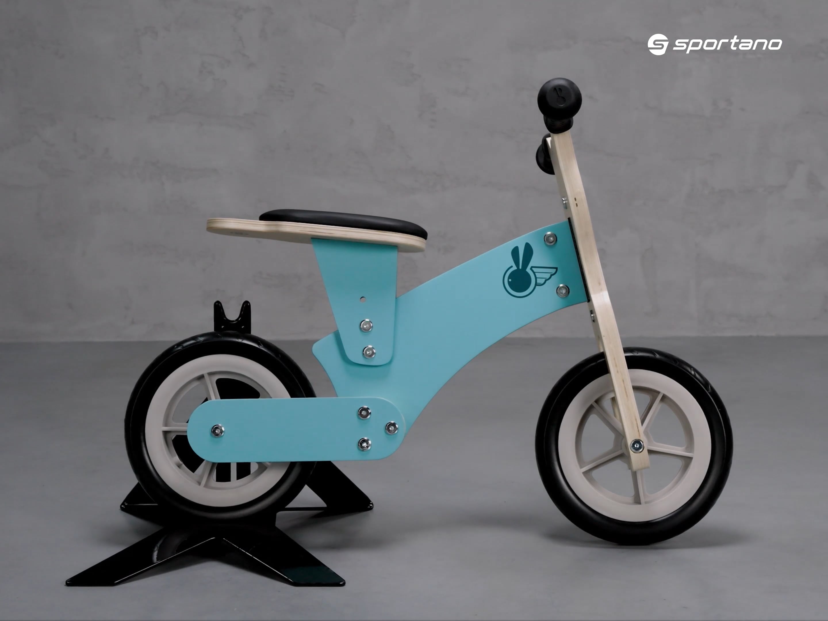 Bicicletă fără pedale pentru copii Janod Bikloon Little Racer, albastru, J03285