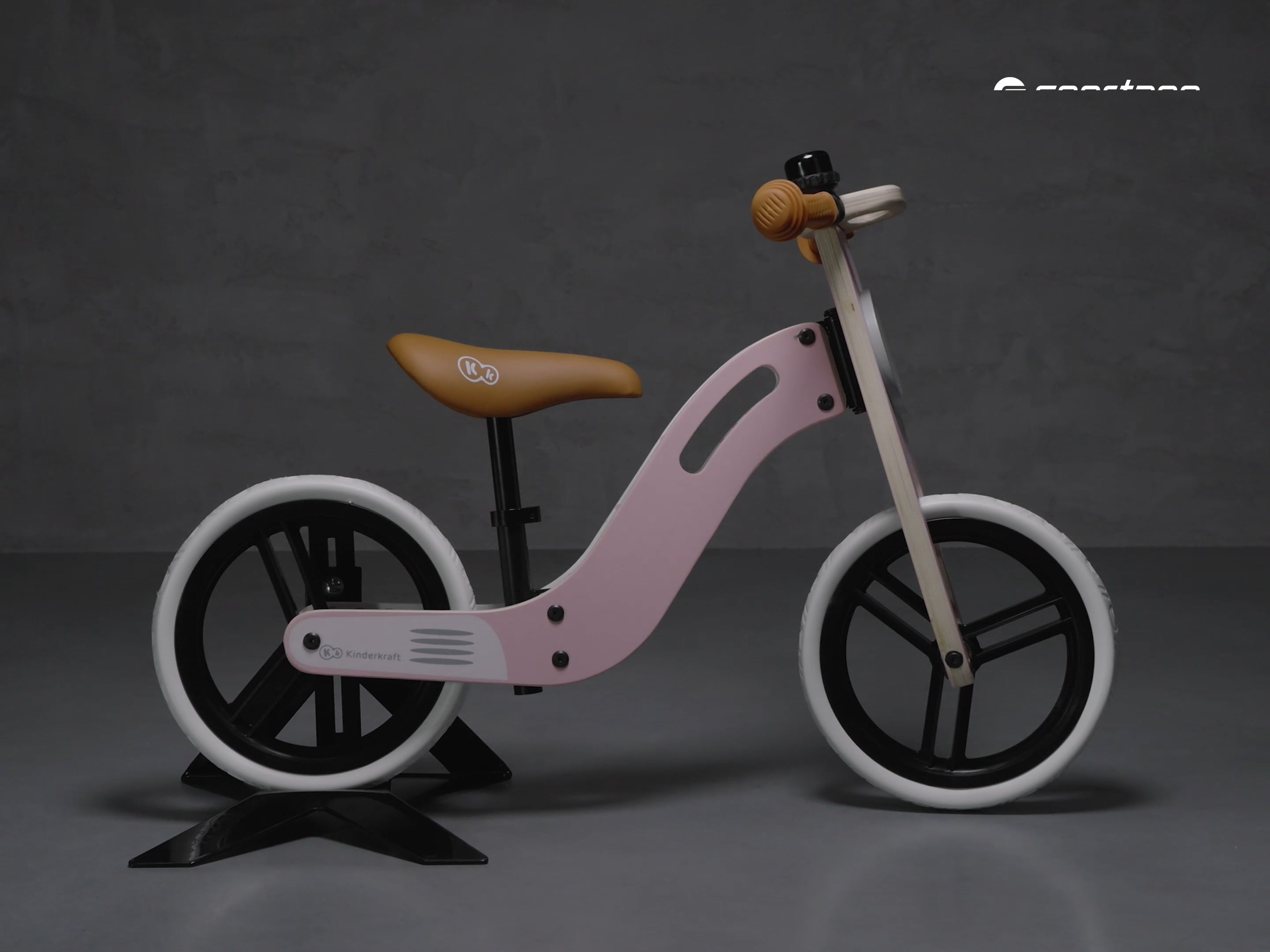 Bicicletă fără pedale pentru copii Kinderkraft Uniq, roz, KKRUNIQPNK0000