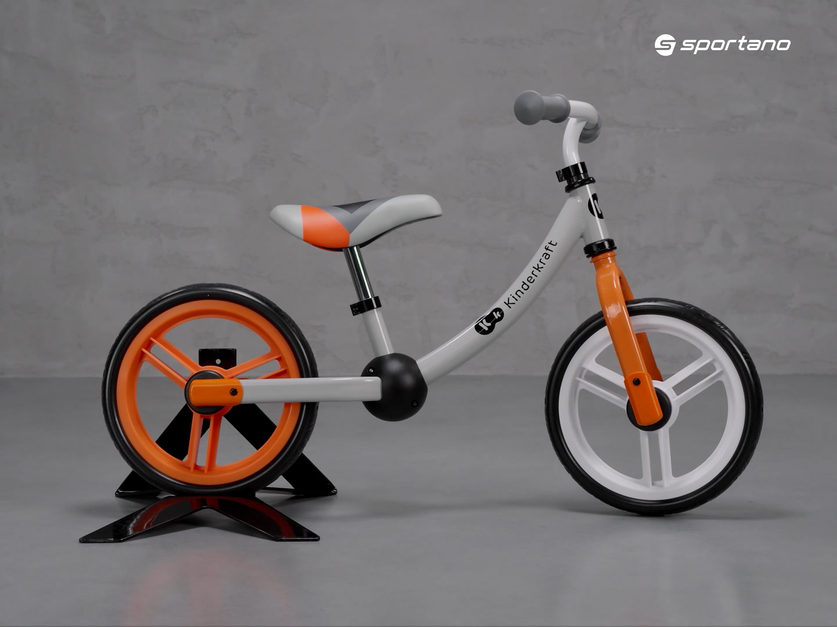 Bicicletă fără pedale pentru copii Kinderkraft 2Way, portocaliu, KR2WAY00ORA00000