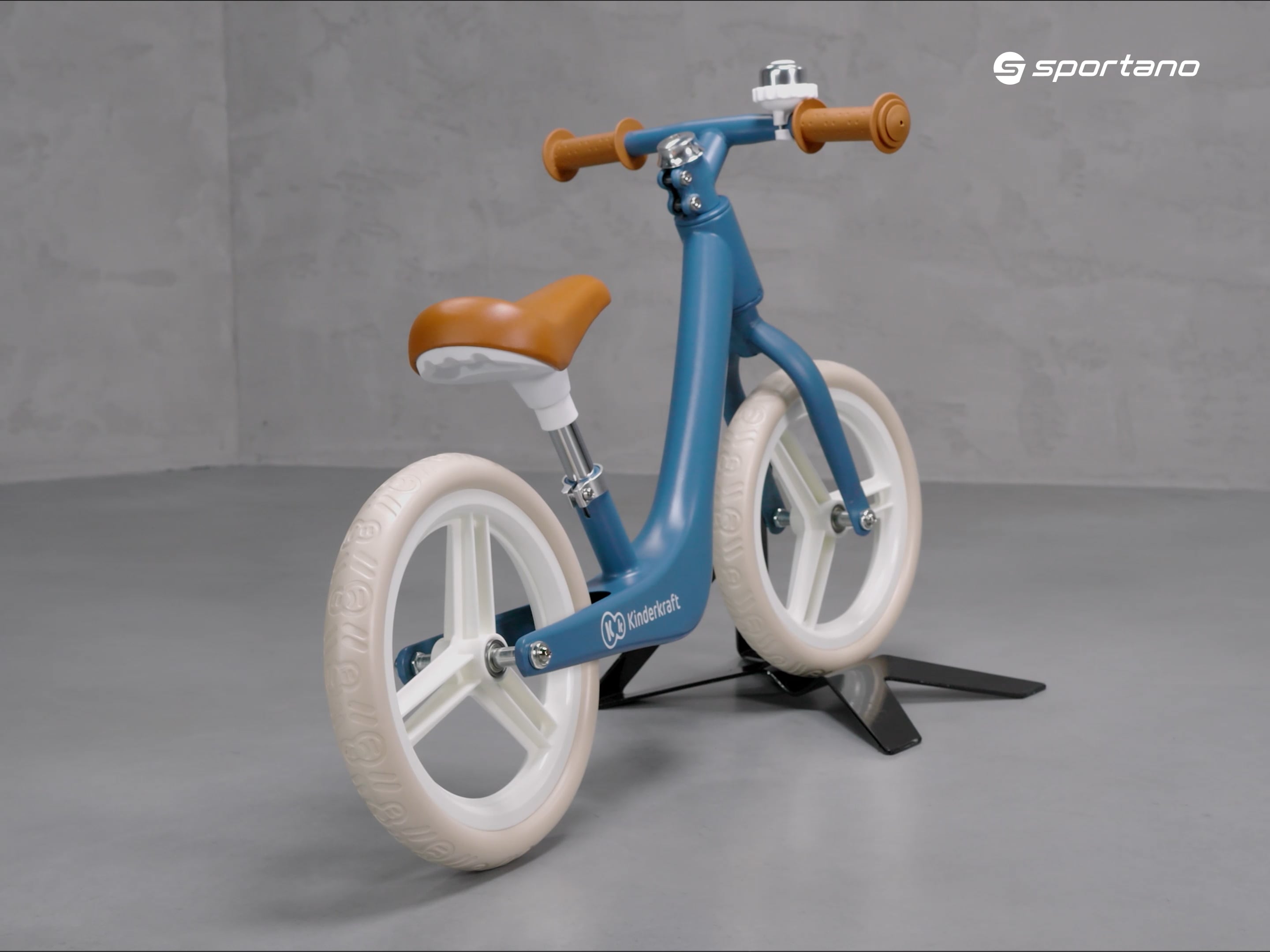 Bicicletă fără pedale pentru copii Kinderkraft Fly Plus, albastru, KKRFLPLBLU0000