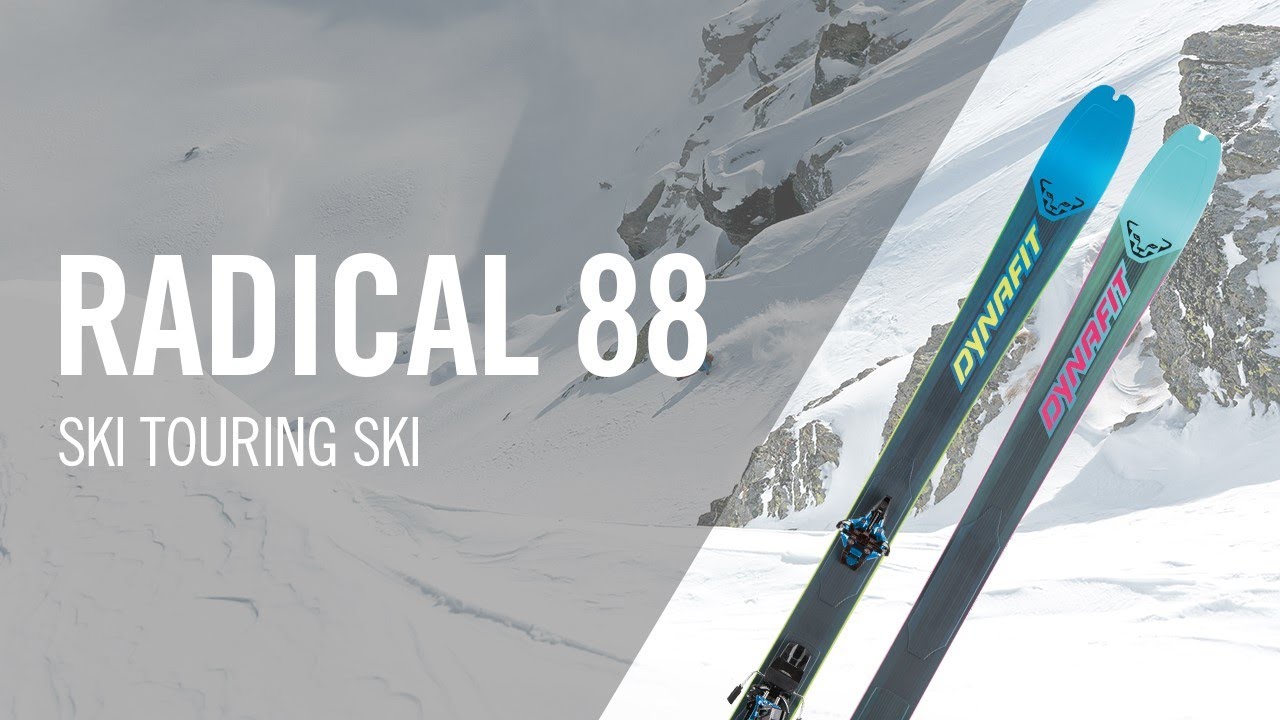 Schiuri de schi de tură DYNAFIT Radical 88 W Ski Set, albastru, 08-0000048281